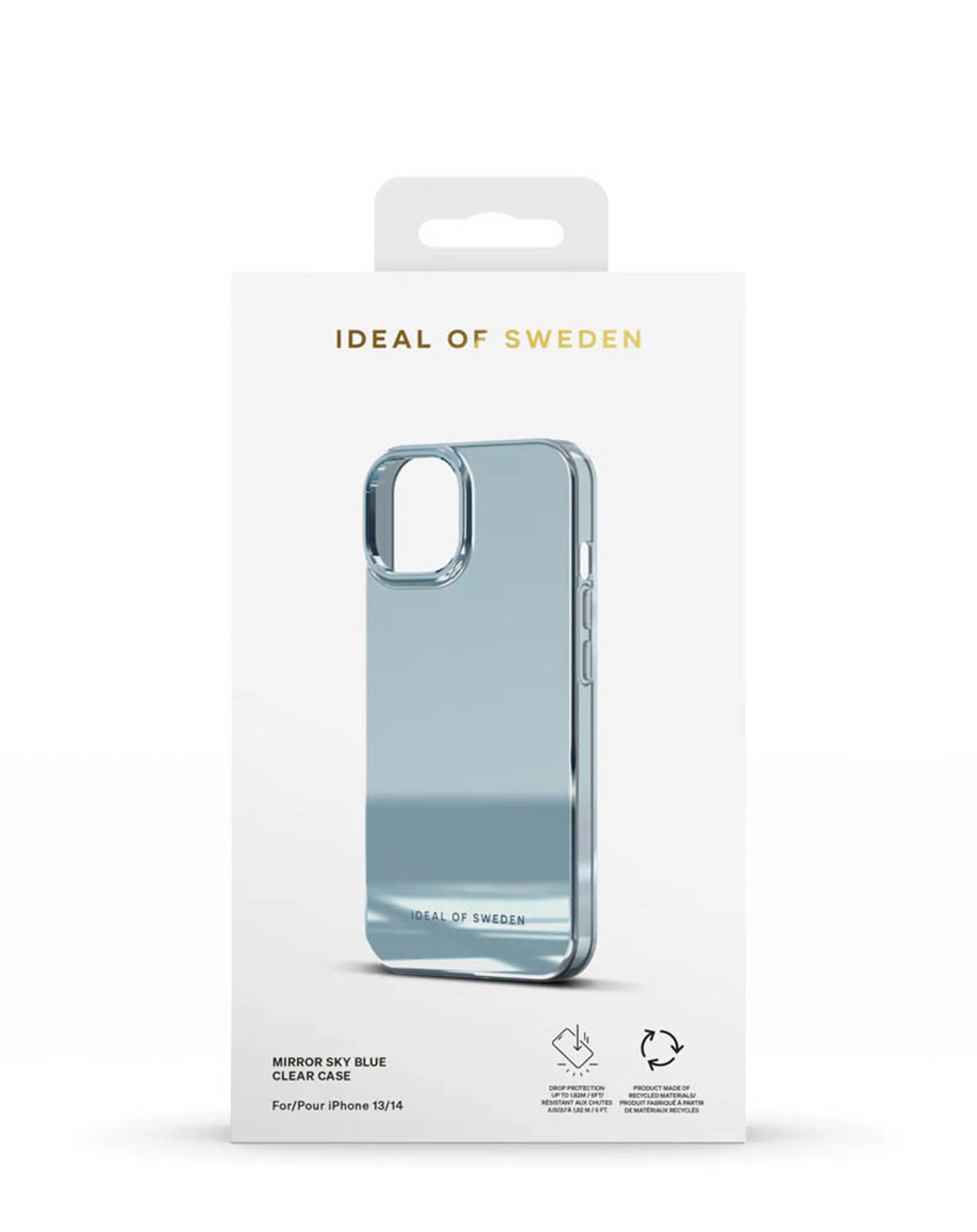 iDeal of Sweden Coque pour iPhone 13/14 - Mirror Sky Blue  image