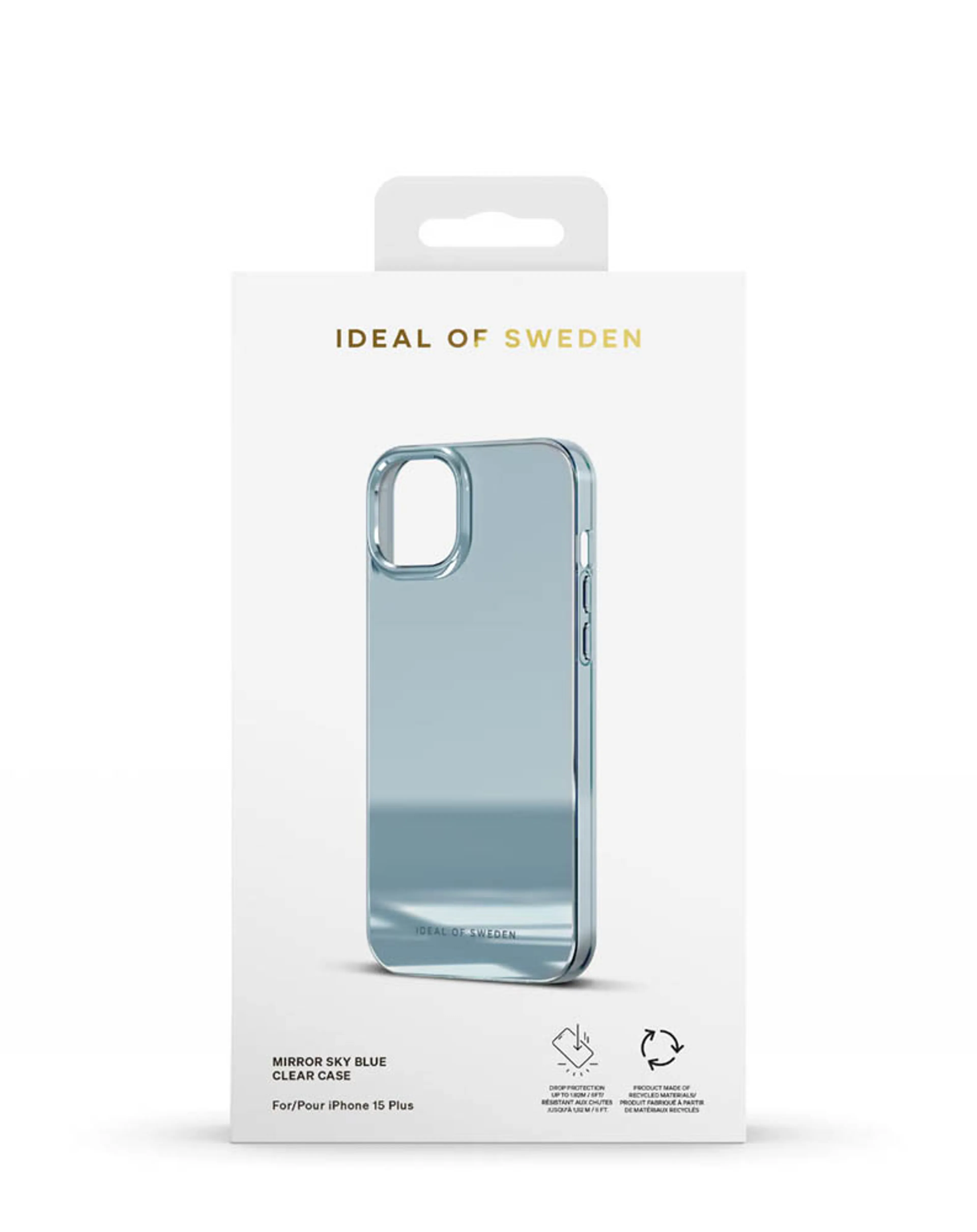 iDeal of Sweden Coque pour iPhone 15 Plus - Mirror Sky Blue image