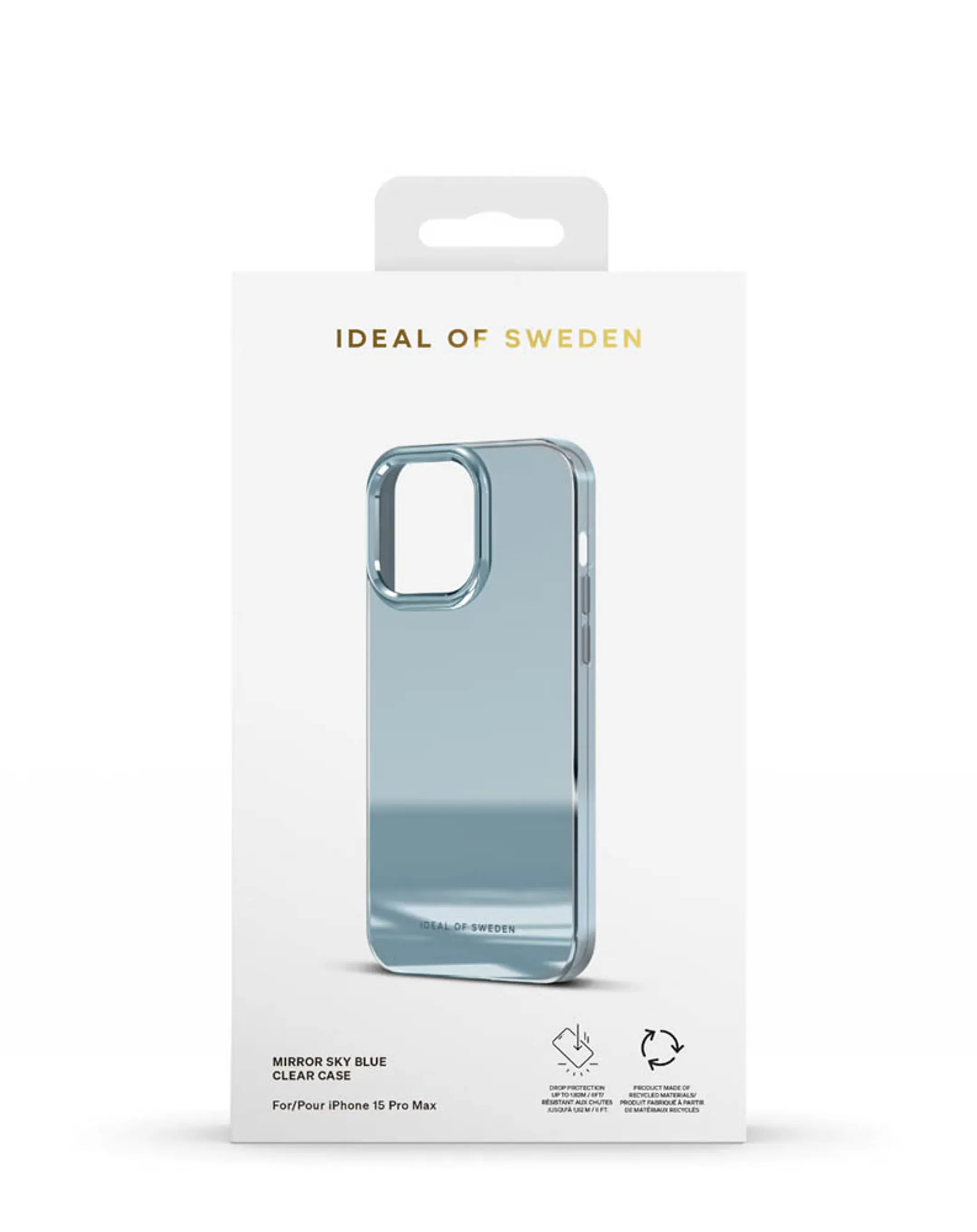 iDeal of Sweden Coque pour iPhone 15 Pro Max - Mirror Sky Blue image