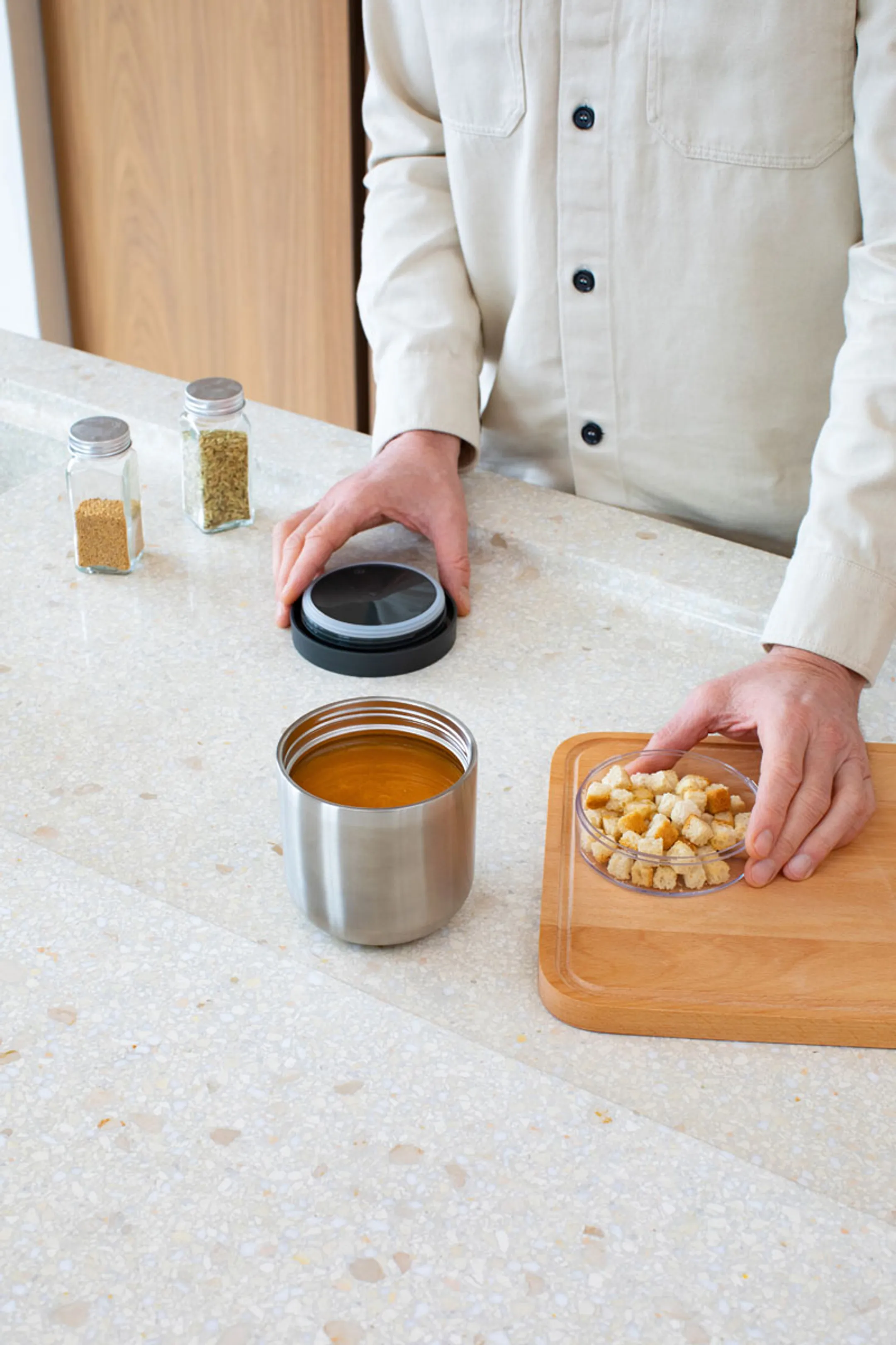 Brabantia Make & Take Bouteille Thermos - Tasse à lunch - 0,5 l image