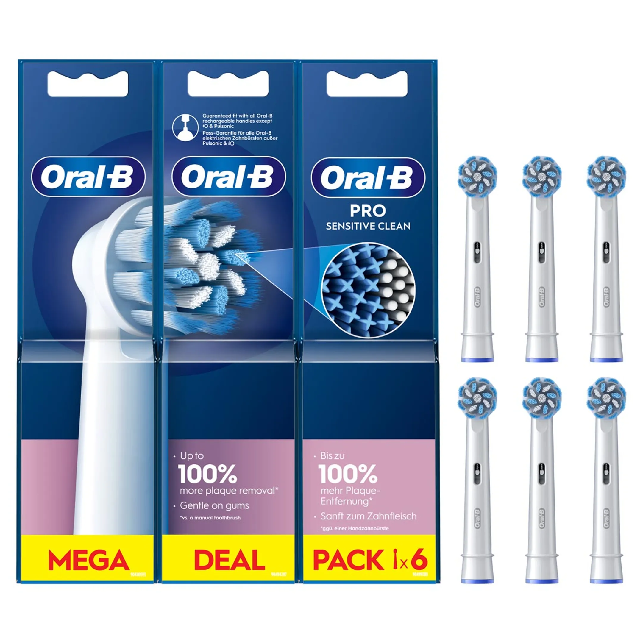 Brossettes Sensitive 2+2+2pc
