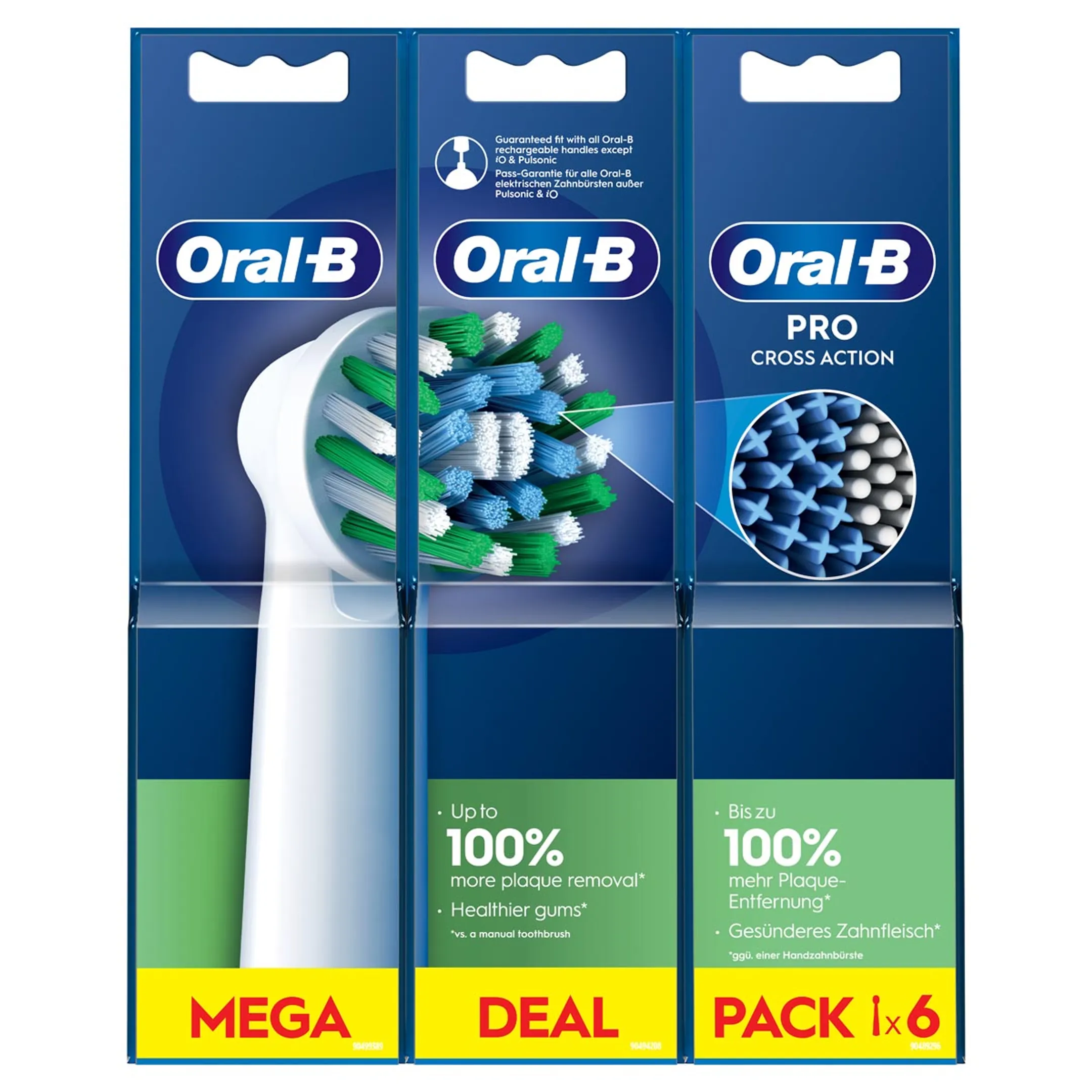 Oral-B Brossettes CrossAction 2+2+2pc image