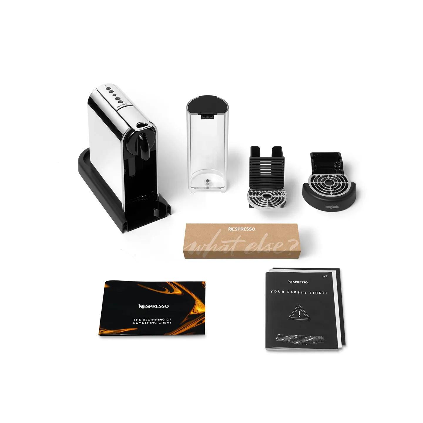 Magimix Machine à café Nespresso Citiz Platinum Stainless Steel Livré