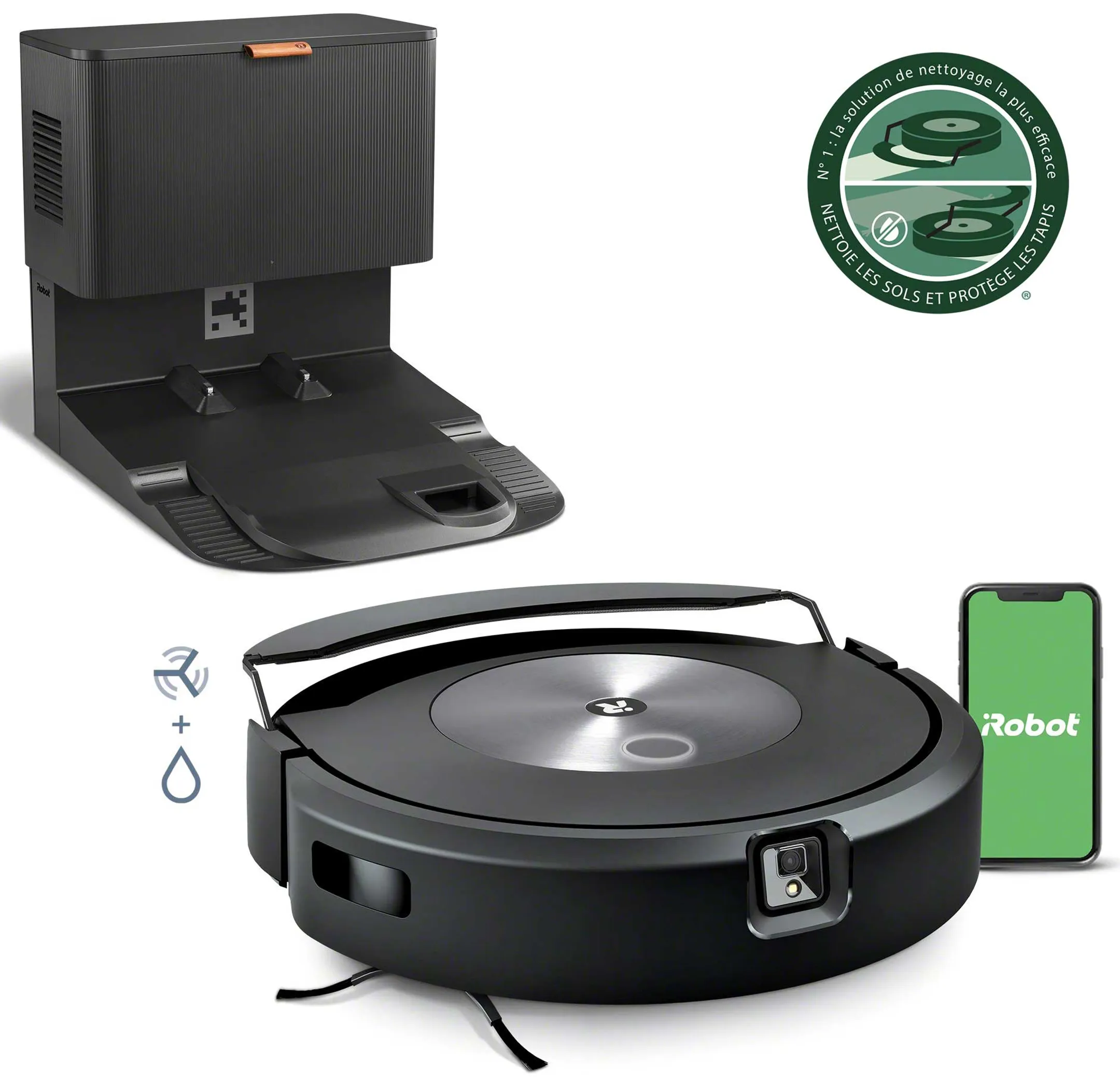 iRobot Aspirateur robot j7+ Roomba Combo c755840 image