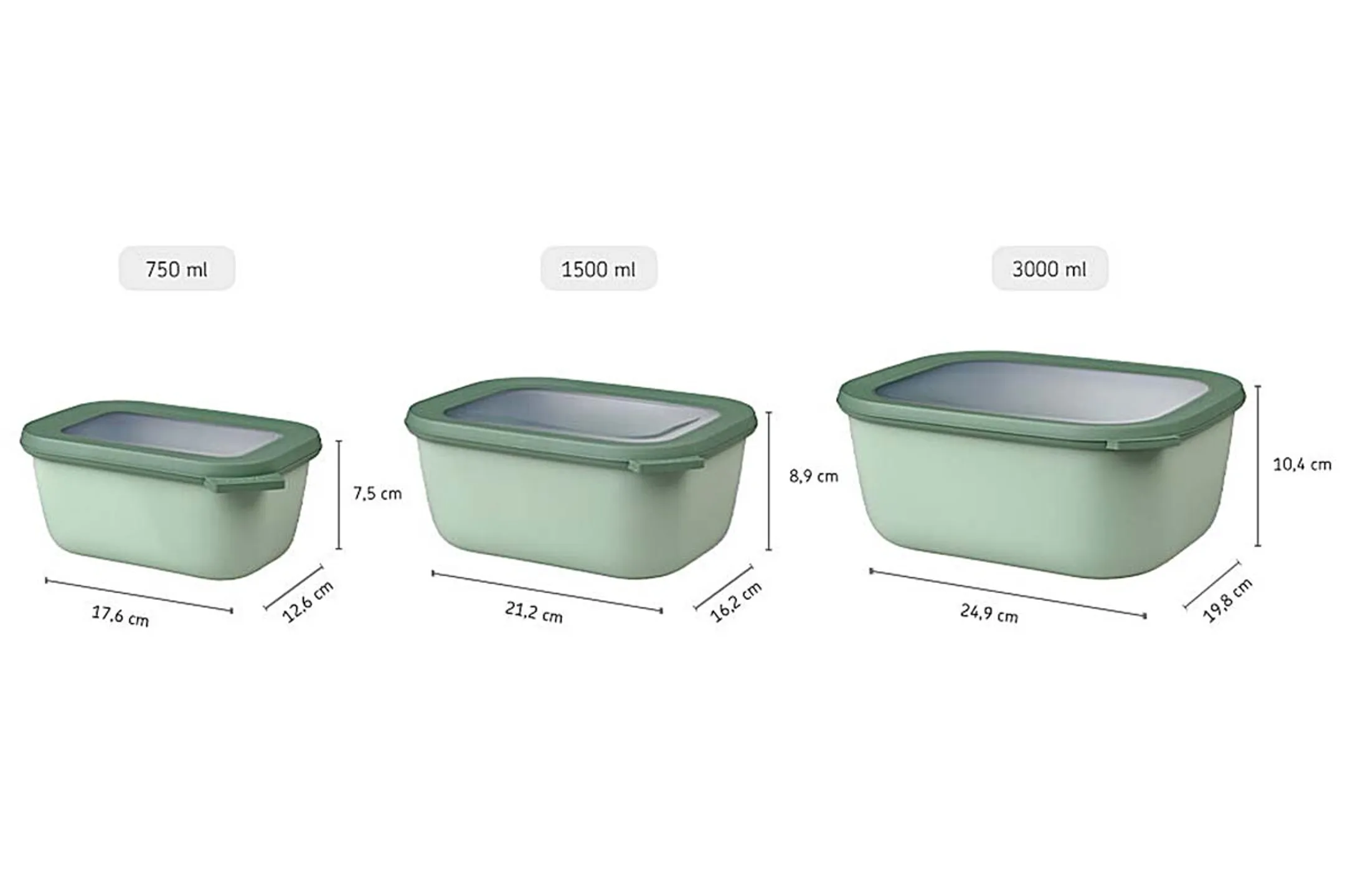 MEPAL Multikom Cirqula - Nordic Sage - 750ml image
