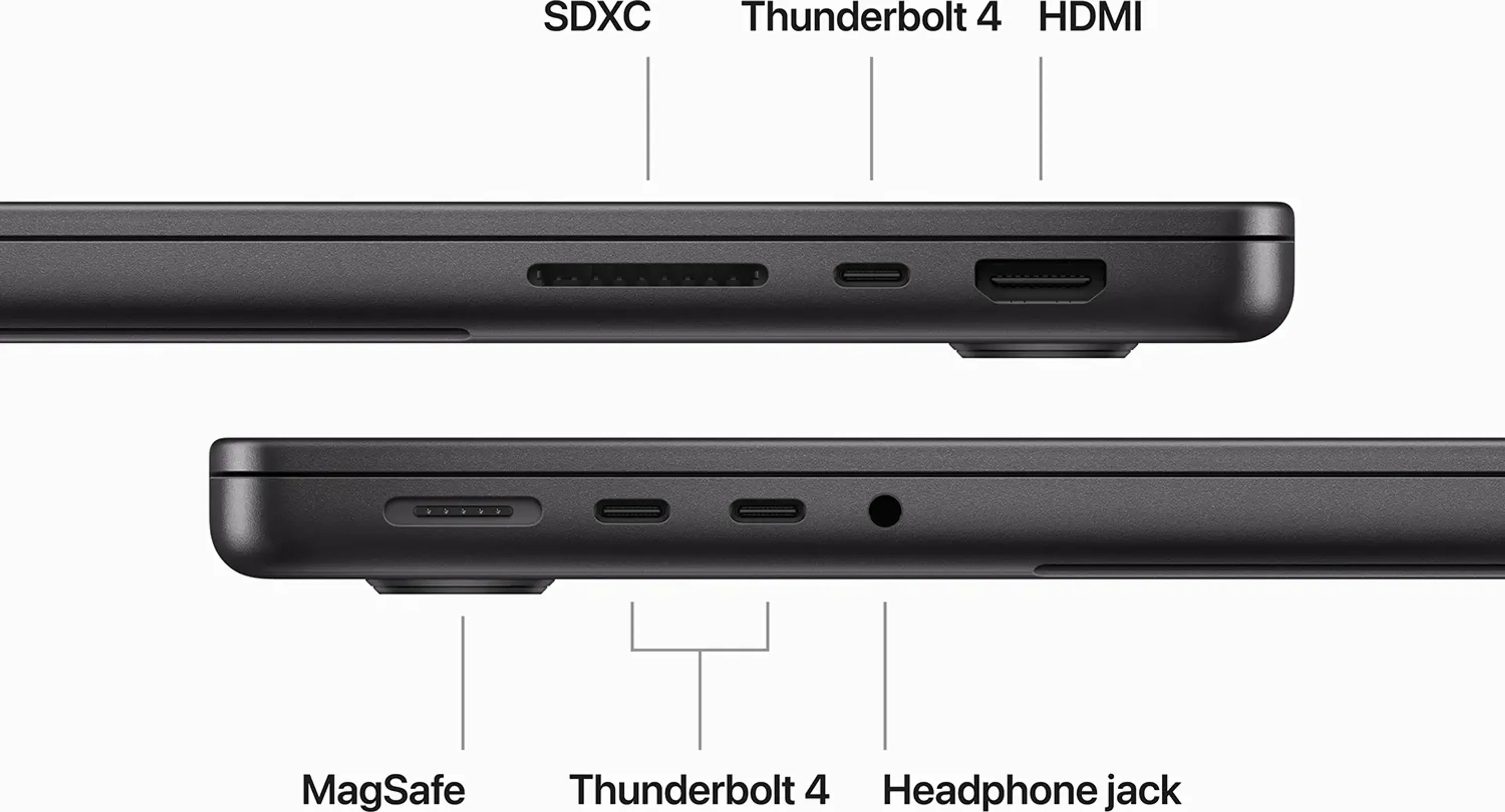 Apple MacBook Pro 14" M3 Pro (12-core CPU & 18-core GPU) 1 To - 18 Go Noir sidéral image