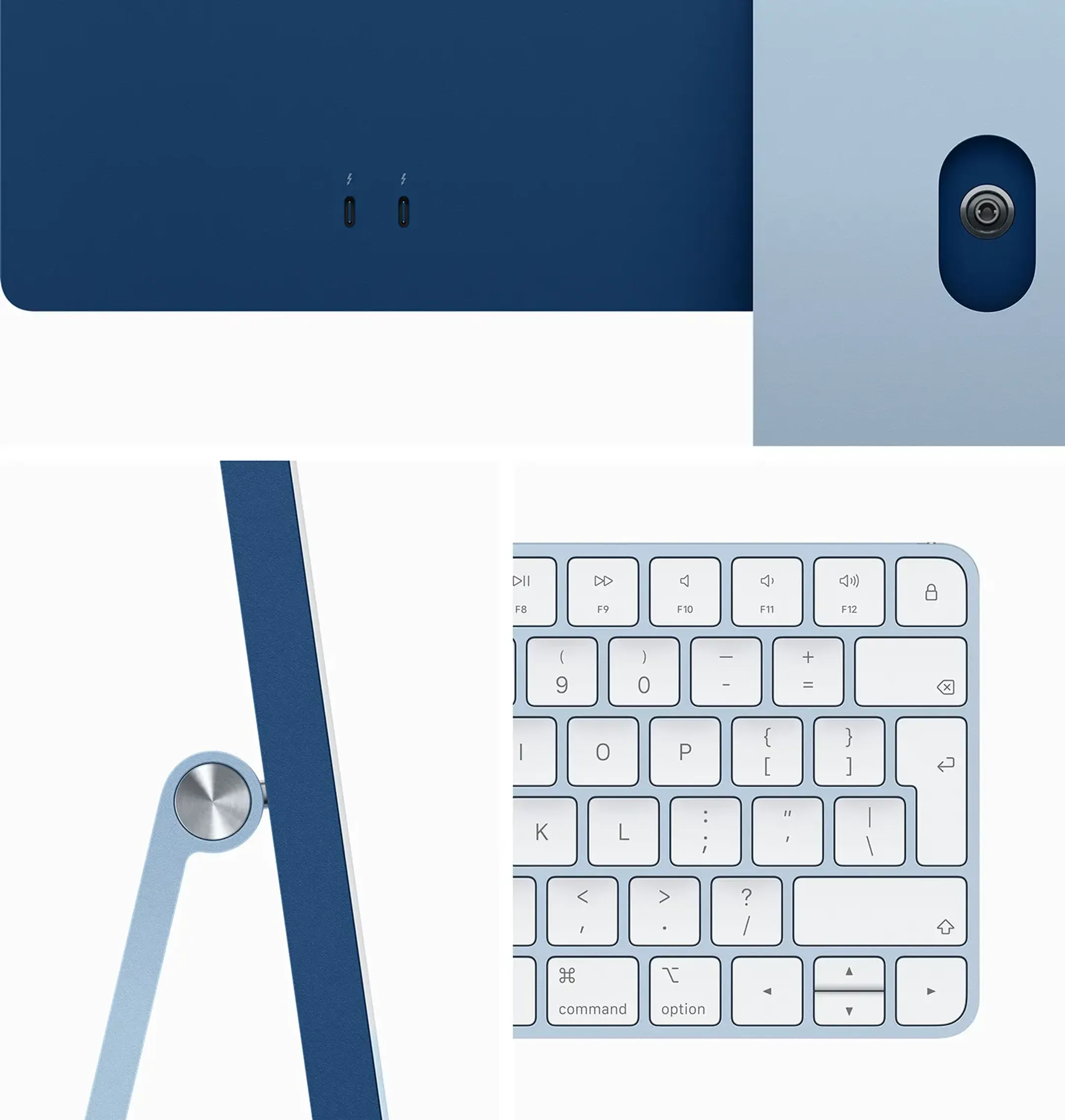 iMac 24" M3 (8-core CPU & 8-core GPU) 256 GB - 8 GB Blauw