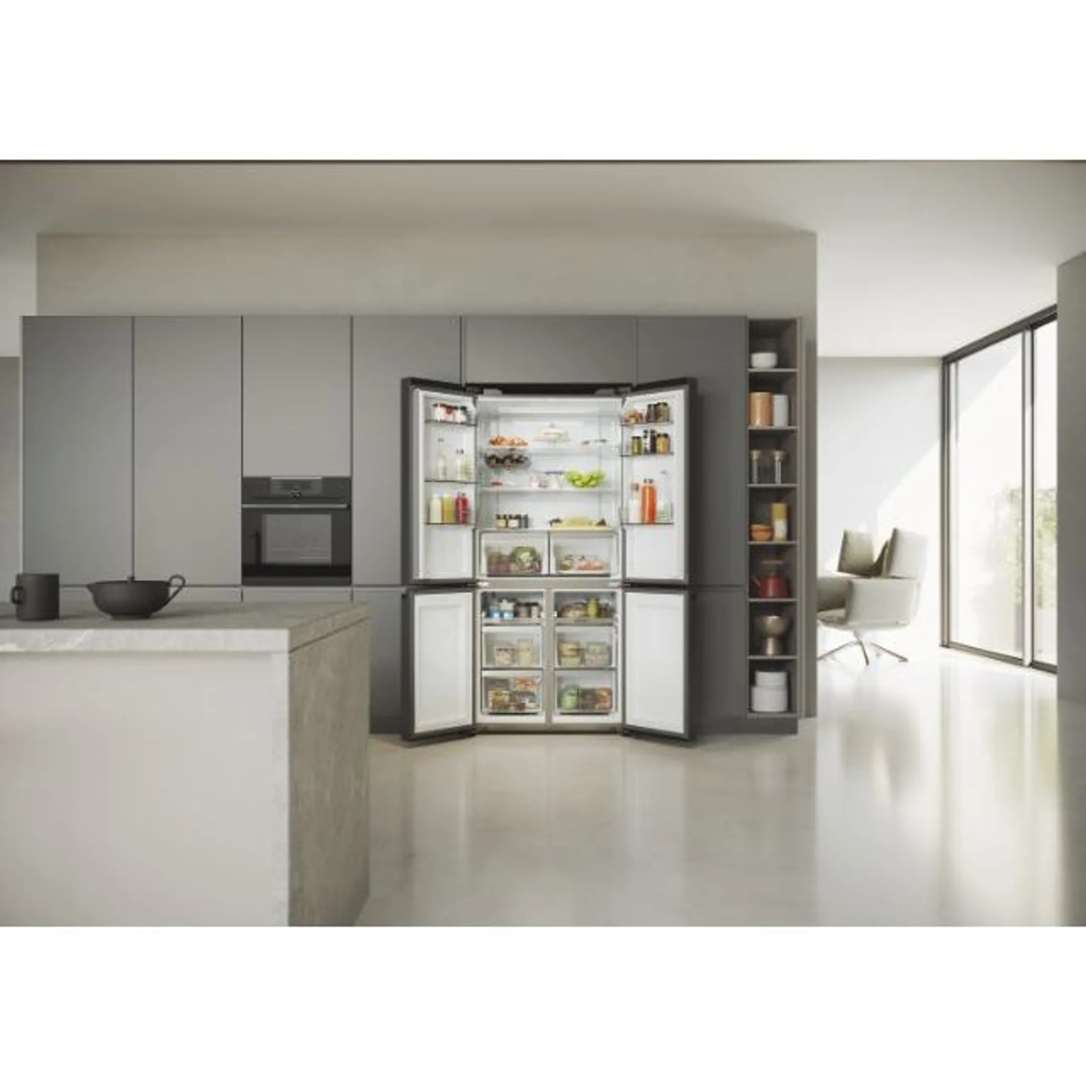 Haier Amerikaanse koelkast HCR5919ENMB Fresher Techs image