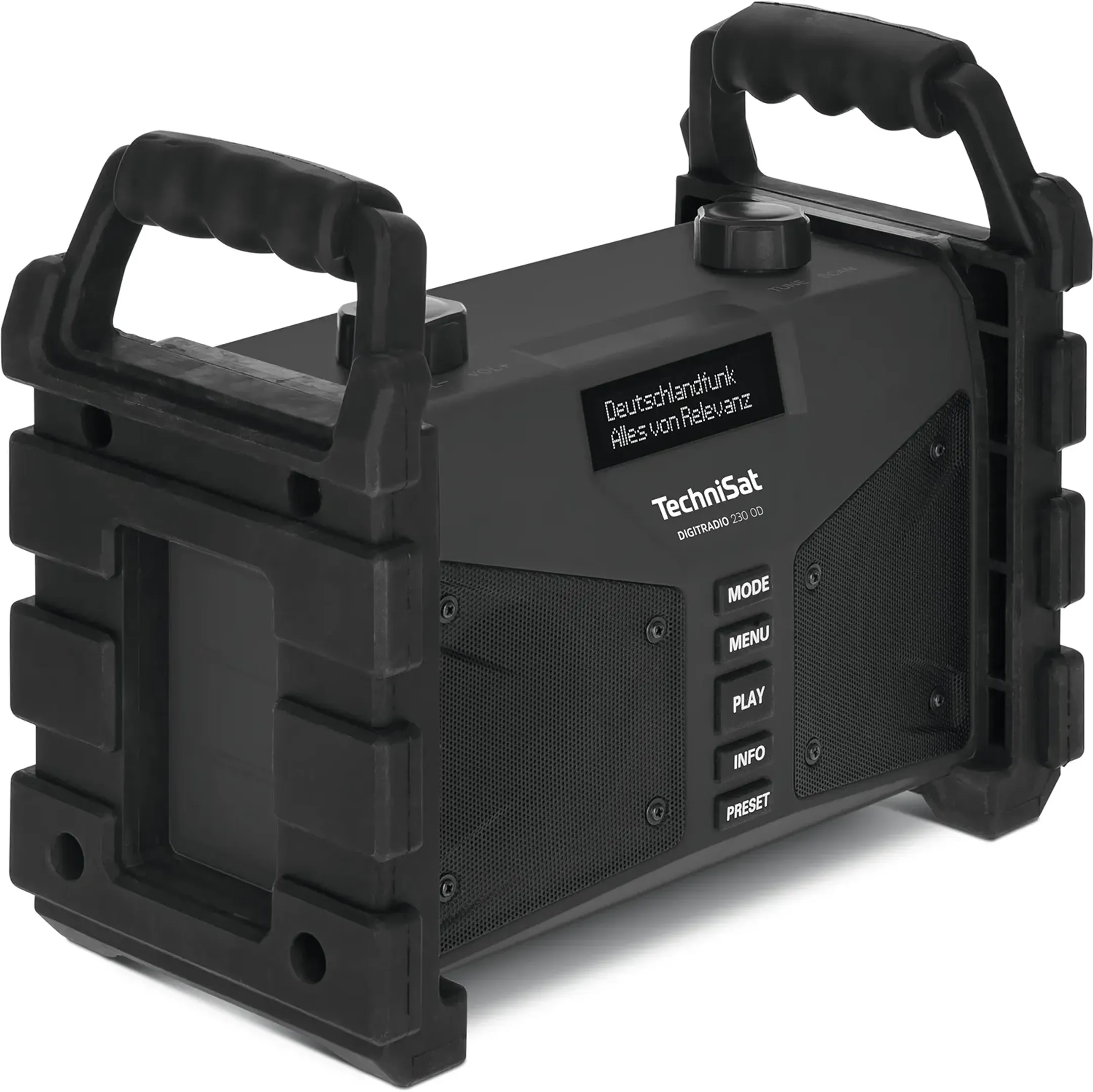 Technisat Radio DAB+ robuste et protection contre les éclaboussures IP65 - DigitRadio 230 - Noir image