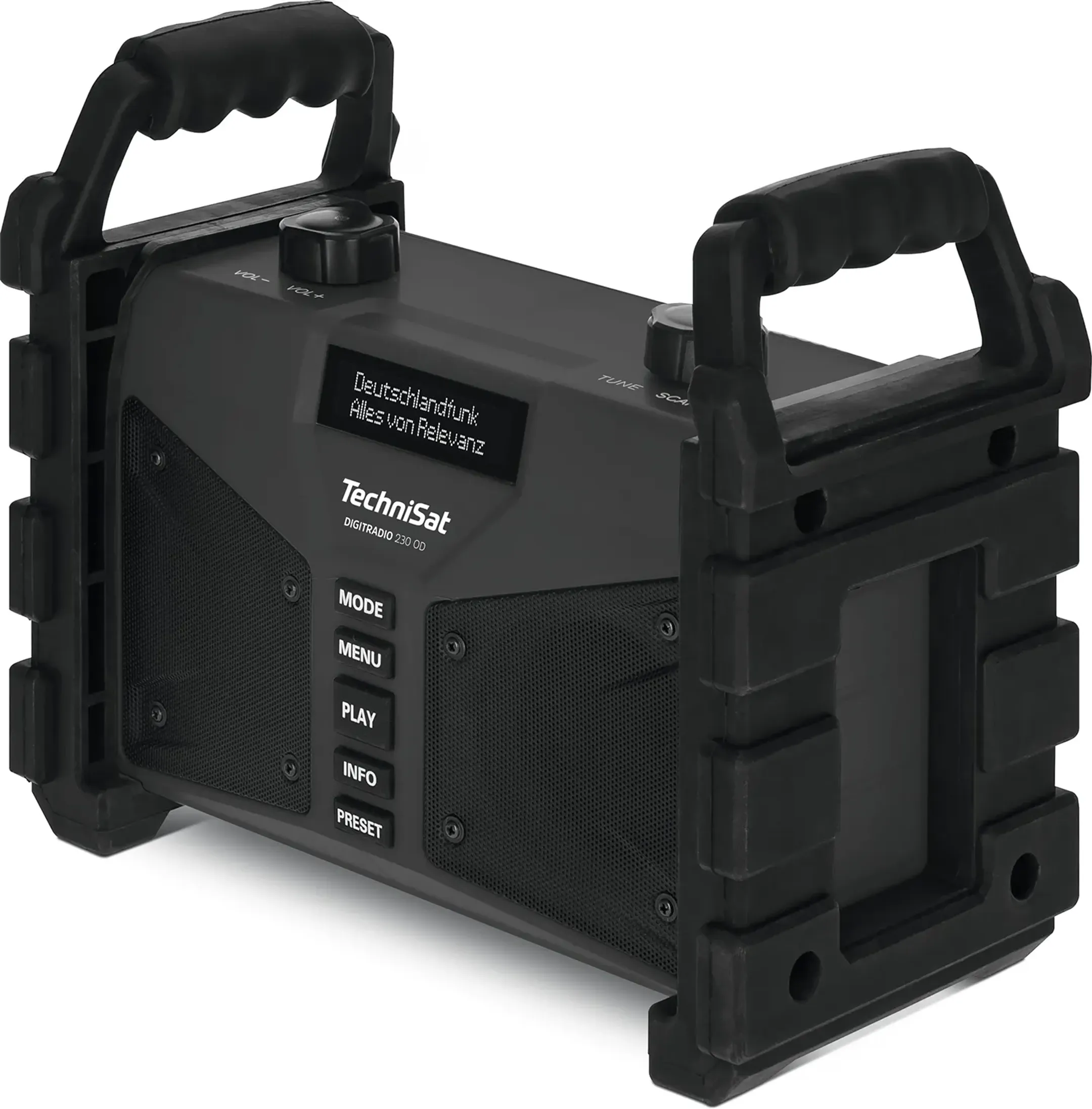 Technisat Radio DAB+ robuste et protection contre les éclaboussures IP65 - DigitRadio 230 - Noir image