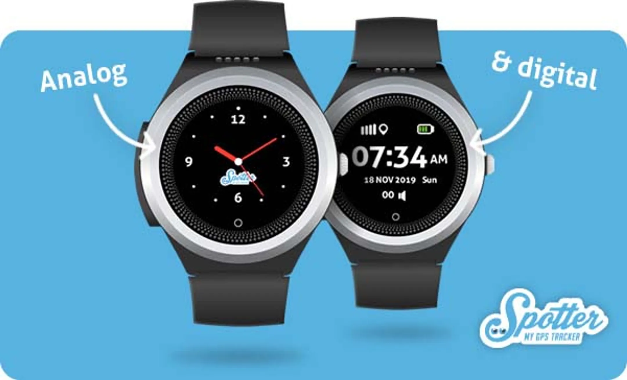 Activity Tracker GPS Watch - Air - Zwart