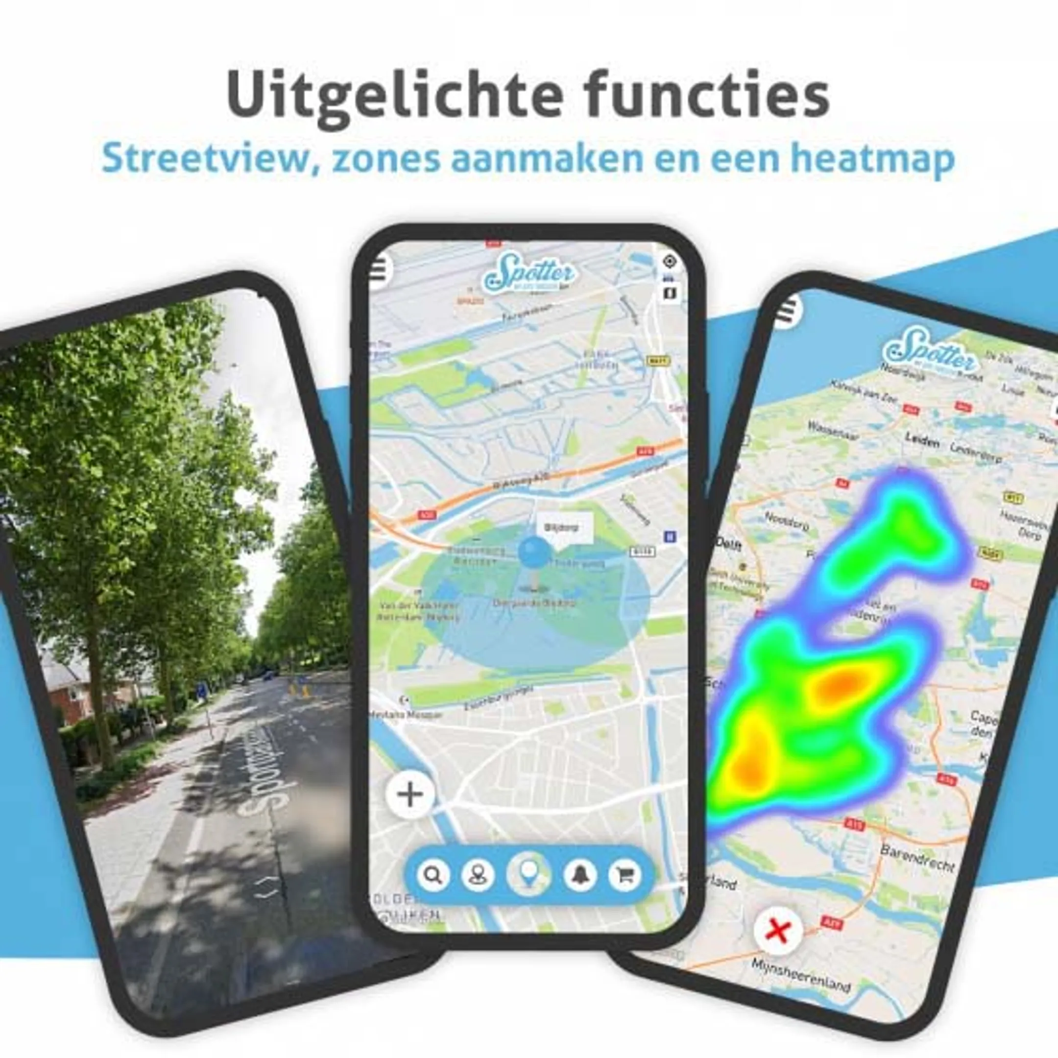 GPS watch- Blauw