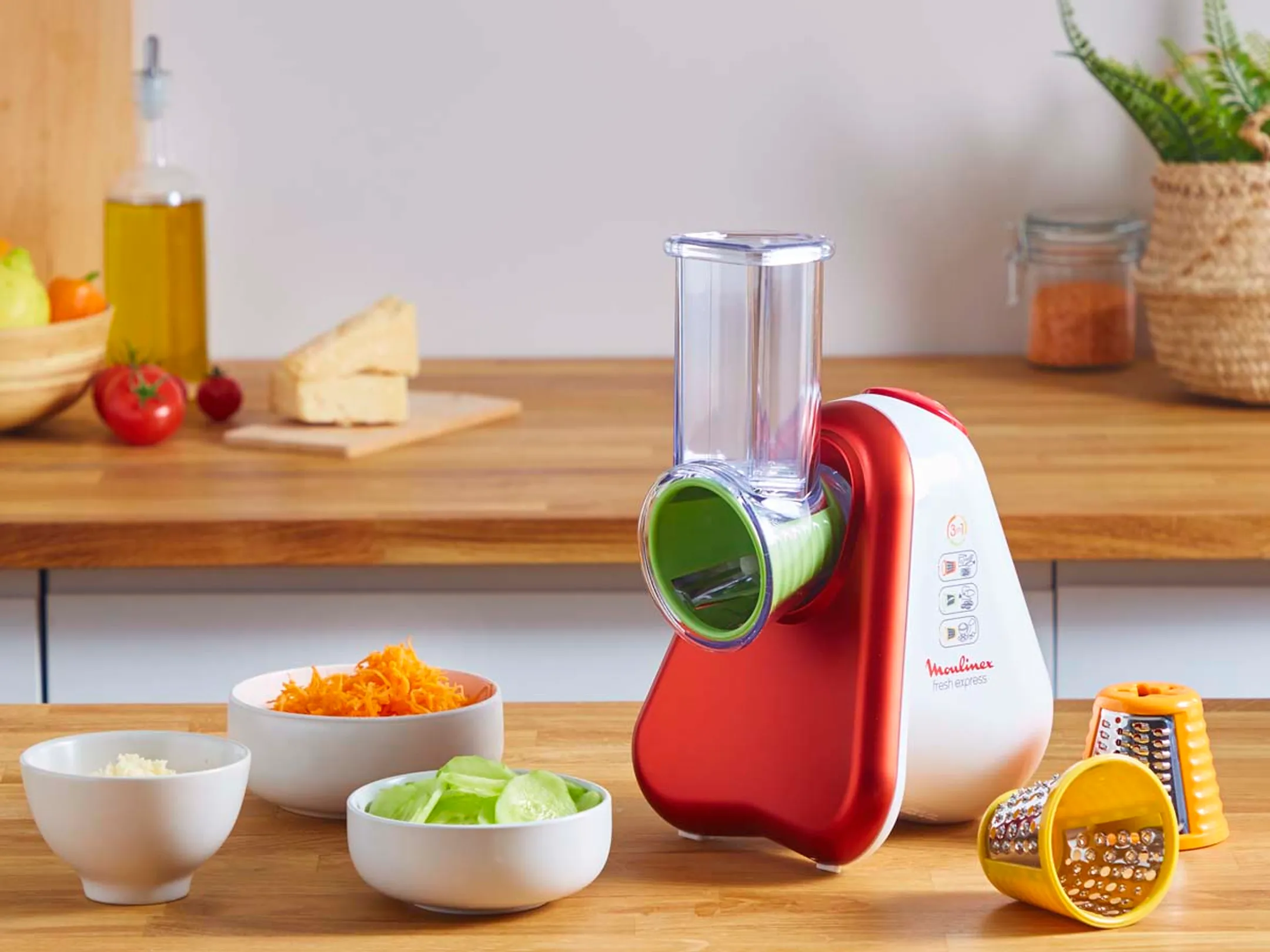 Moulinex Hachoir Fresh Express 3 en 1 DJ753510 image