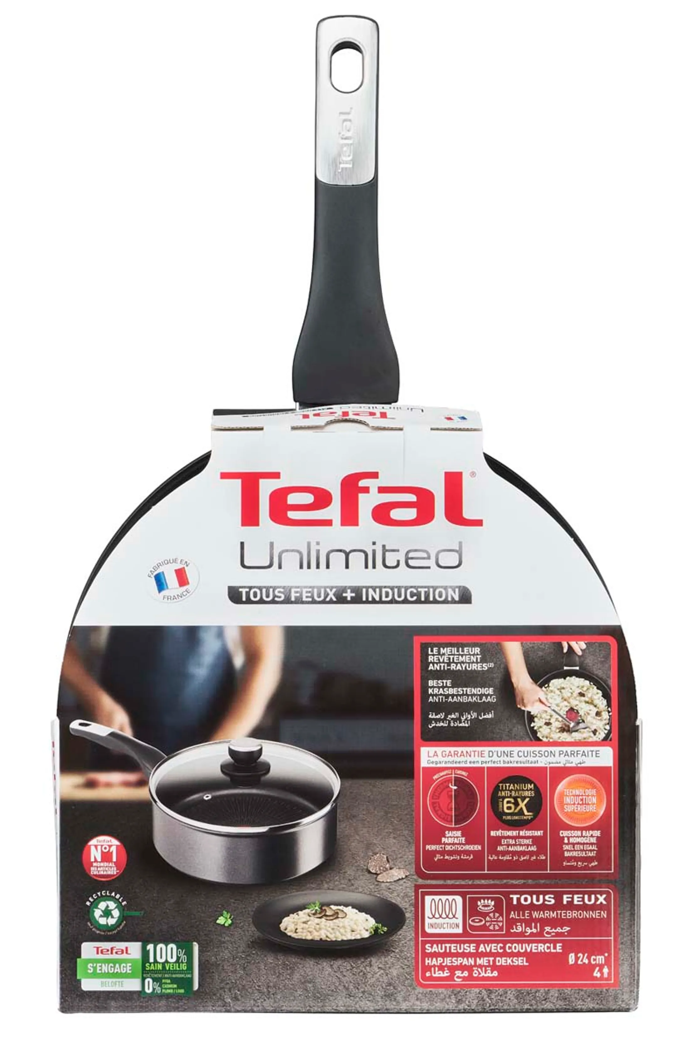 Tefal Sauteerpan - Unlimited - Ø24 cm image