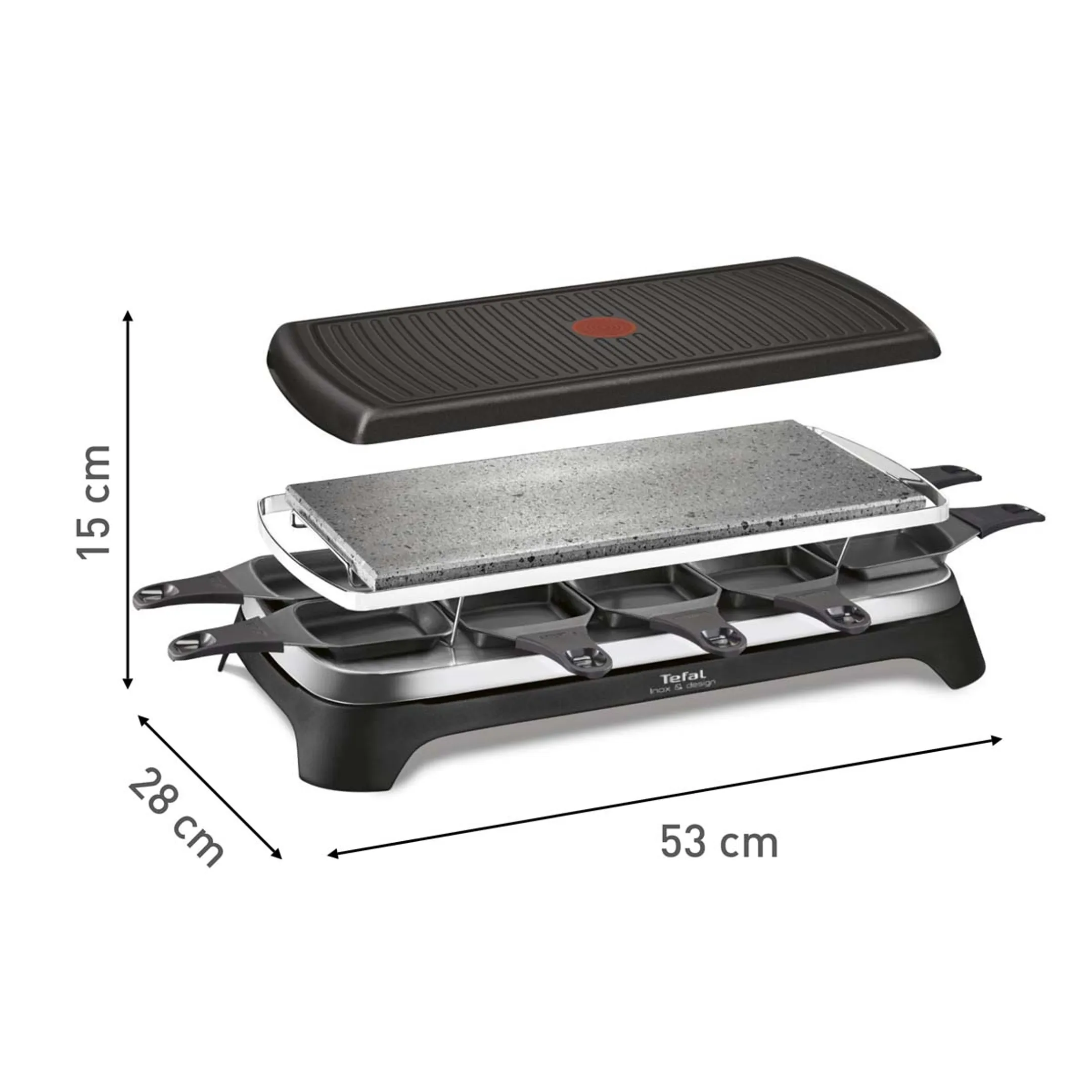 Tefal Raclette 3-EN-1 RE45A812 image