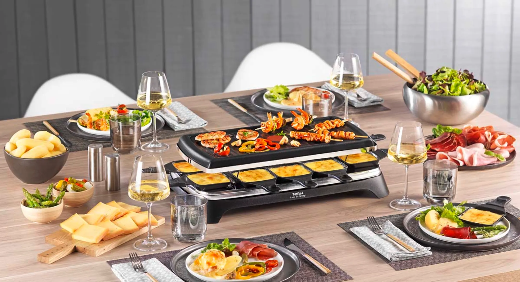 Tefal Raclette 3-EN-1 RE45A812 image