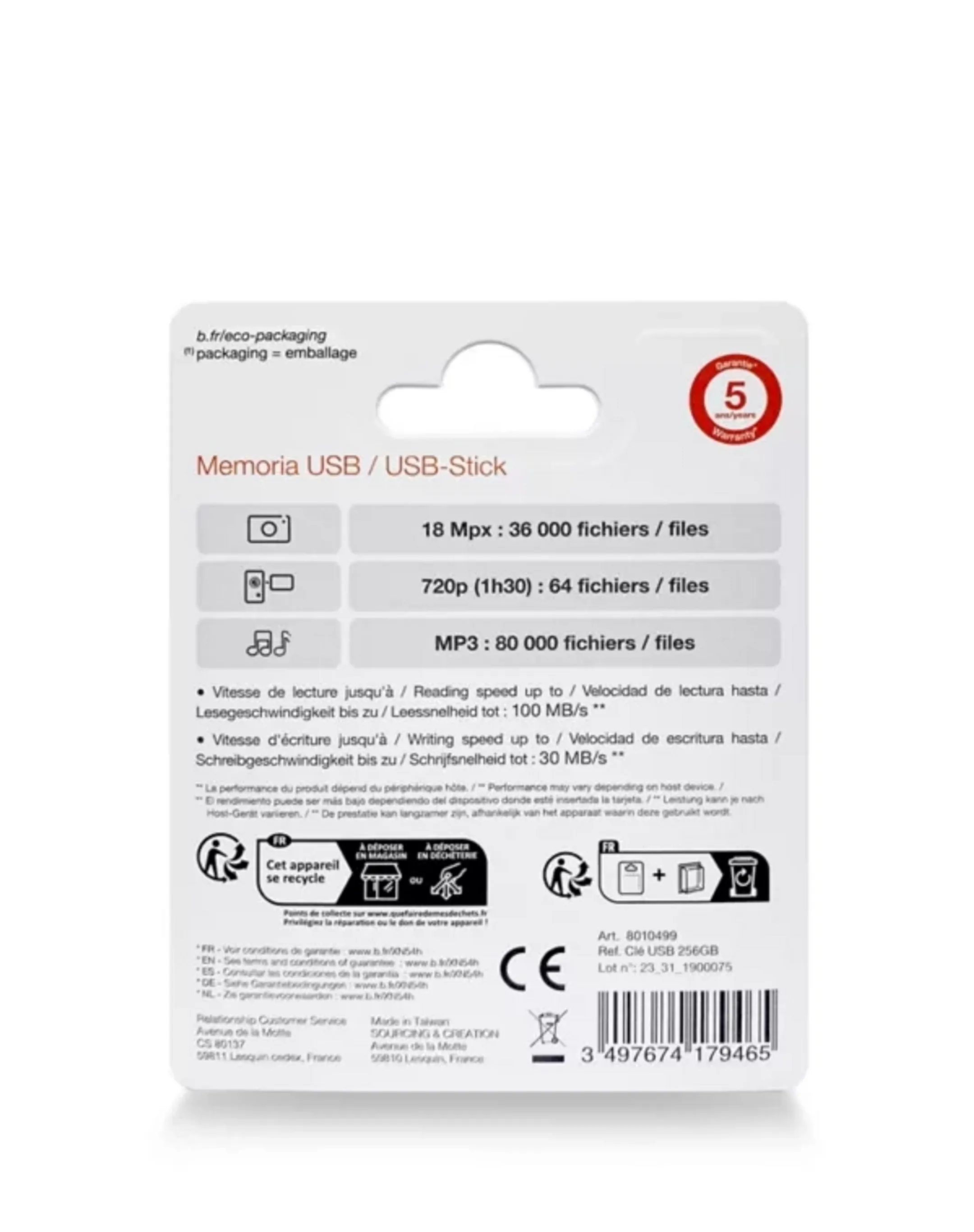 Essentiel-B Clé USB 256Go 3.0 image