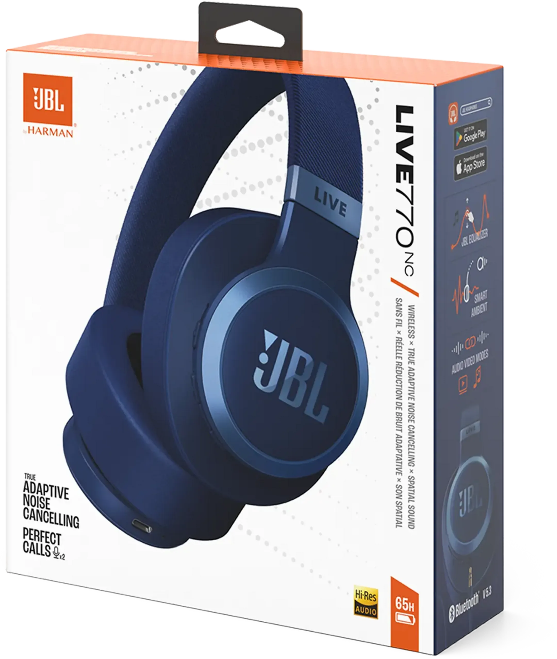JBL Casque sans fil Live 770NC - Bleu image