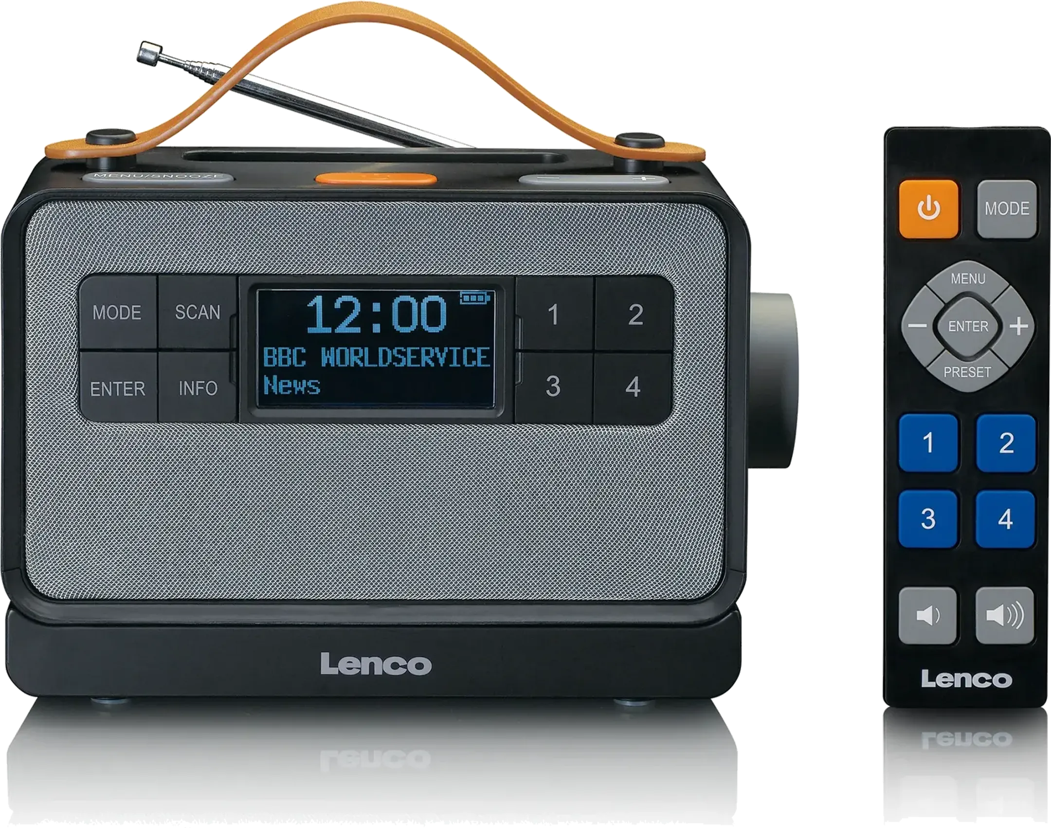 Radio DAB+ portable avec grandes touches et fonction Mode Simple - PDR-065 - Noir