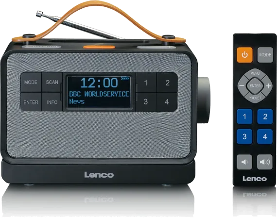 Radio DAB+ portable avec grandes touches et fonction Mode Simple - PDR-065 - Noir