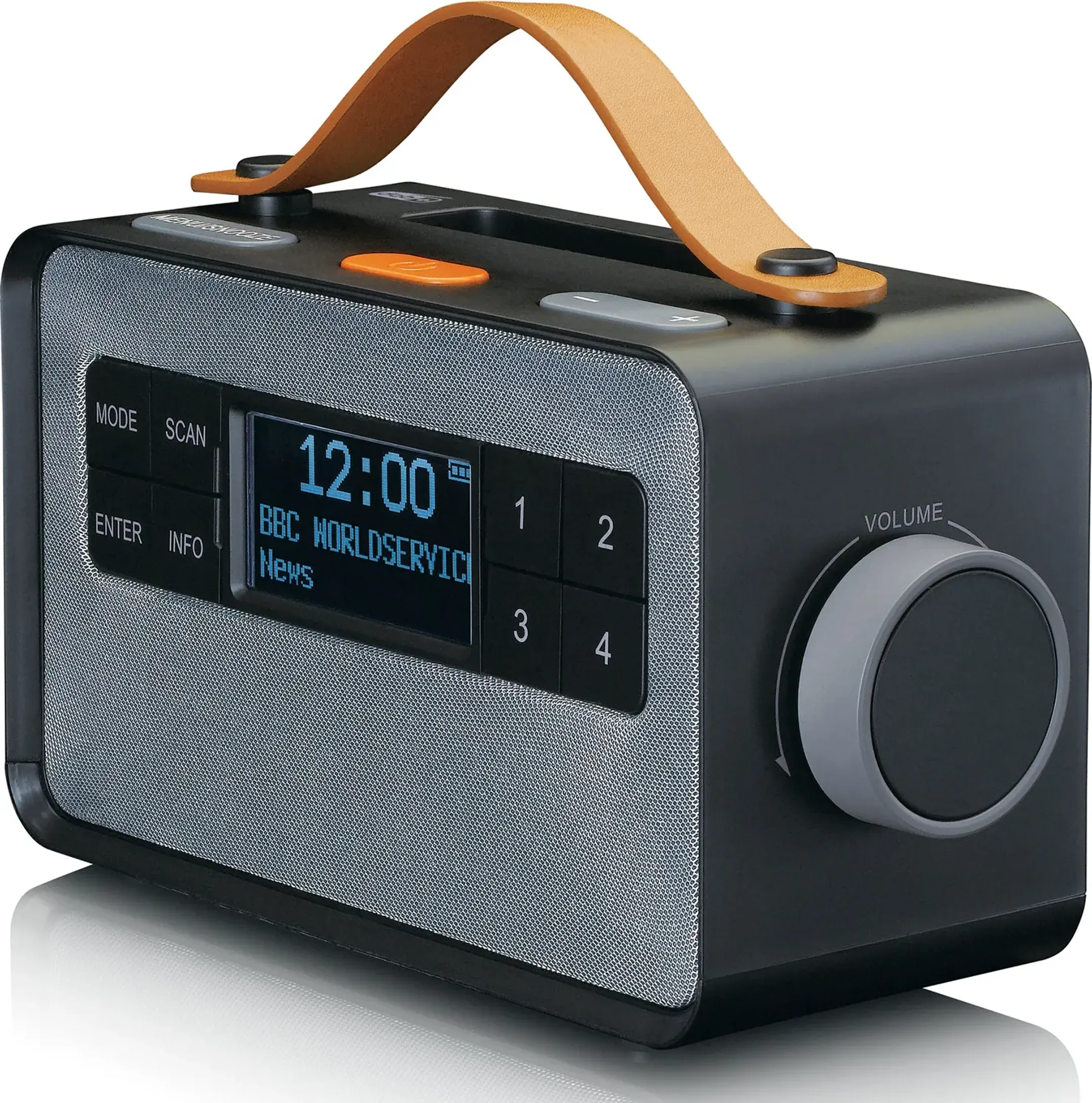 Lenco Radio DAB+ portable avec grandes touches et fonction Mode Simple - PDR-065 - Noir image