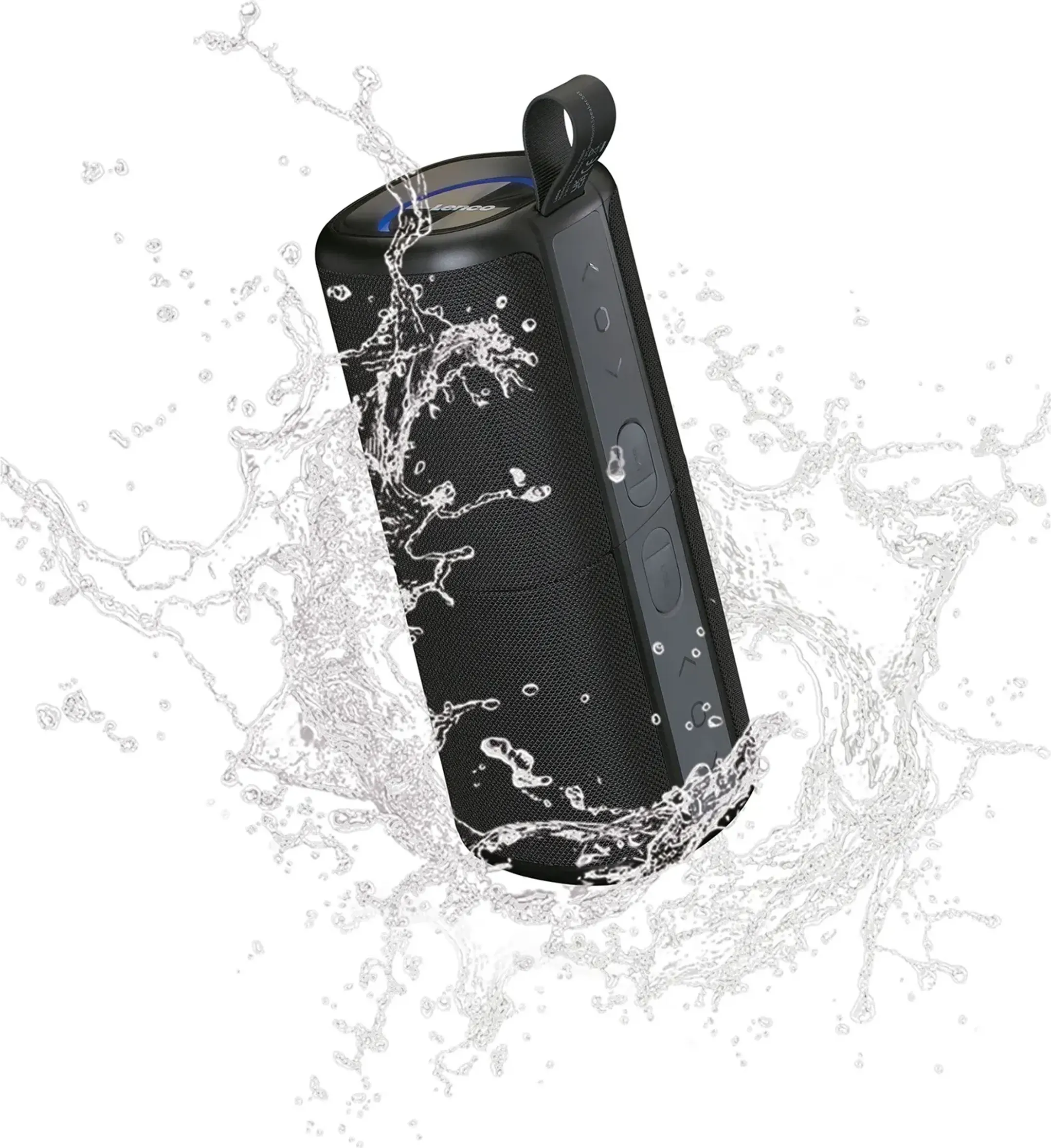Lenco 2-in-1 bluetooth speaker - BTP-400BK - Zwart image