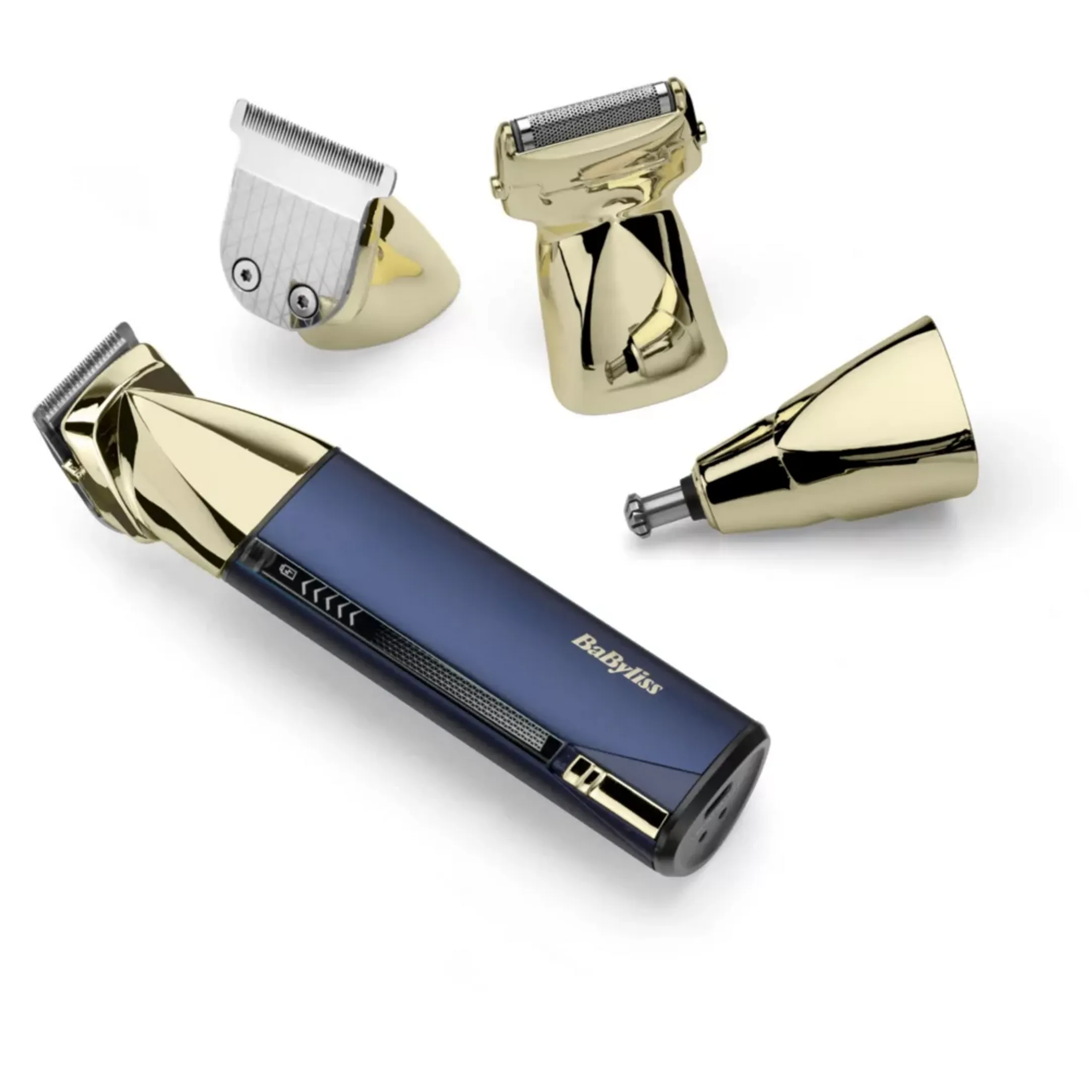 Babyliss Multigroomer Super-X Metal Series 15-in-1 MT992E Gold & Navy image