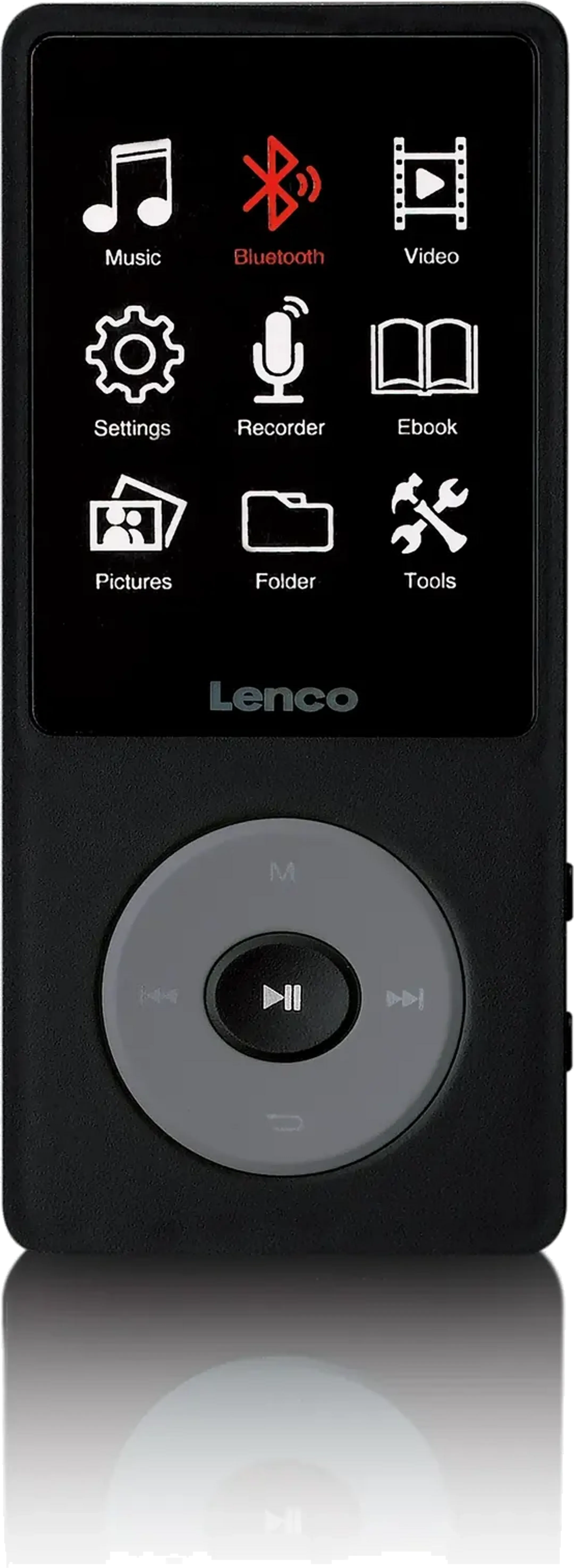 Lenco Draagbare MP3/MP4-speler Xemio-860BK - 8 GB - Zwart image