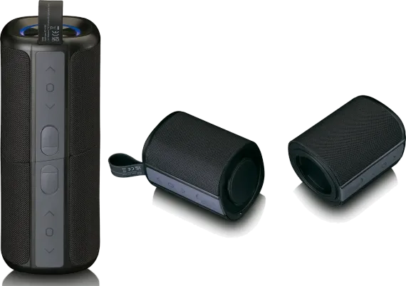 Enceinte bluetooth 2-en-1 - BTP-400BK - Noir