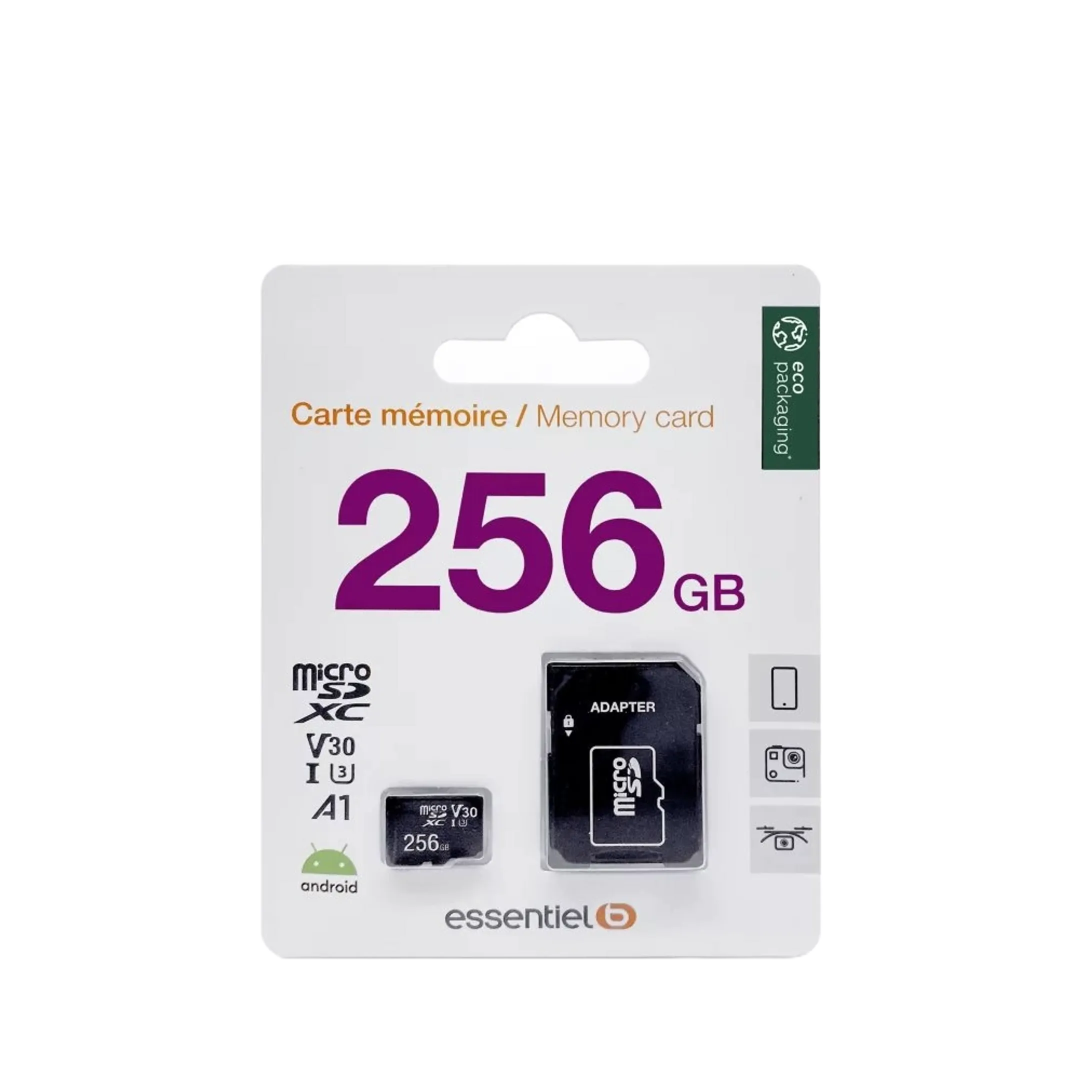 Micro geheugenkaart 256GB SDXC