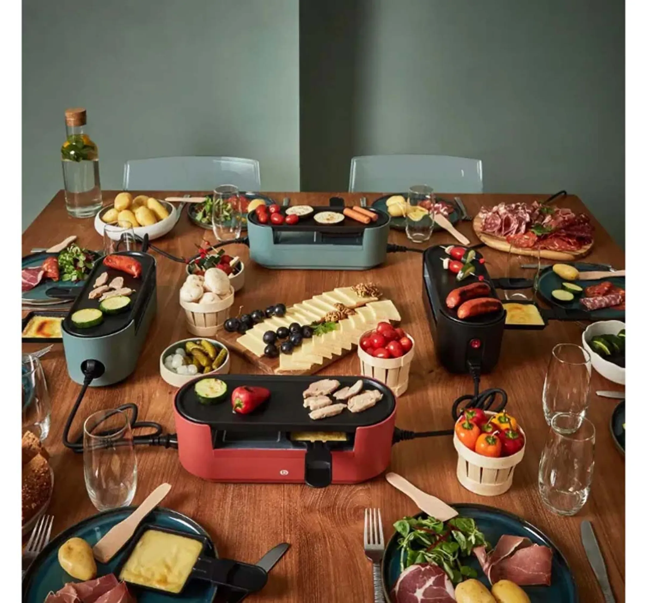 Essentiel-B Raclette & grill Multiplug Zwart image