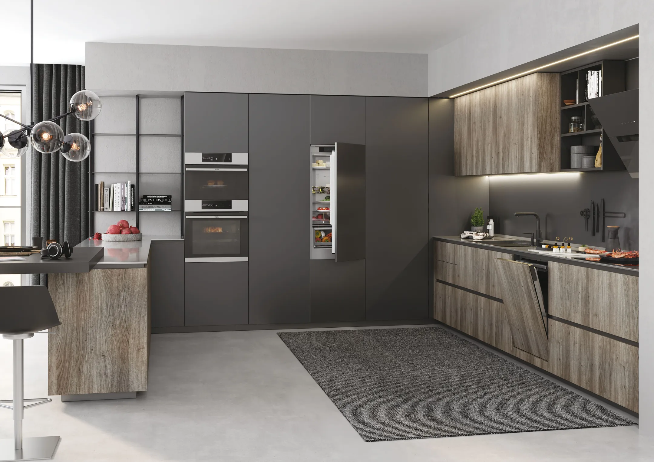 Combi frigo congélateur encastrable HBW5518D