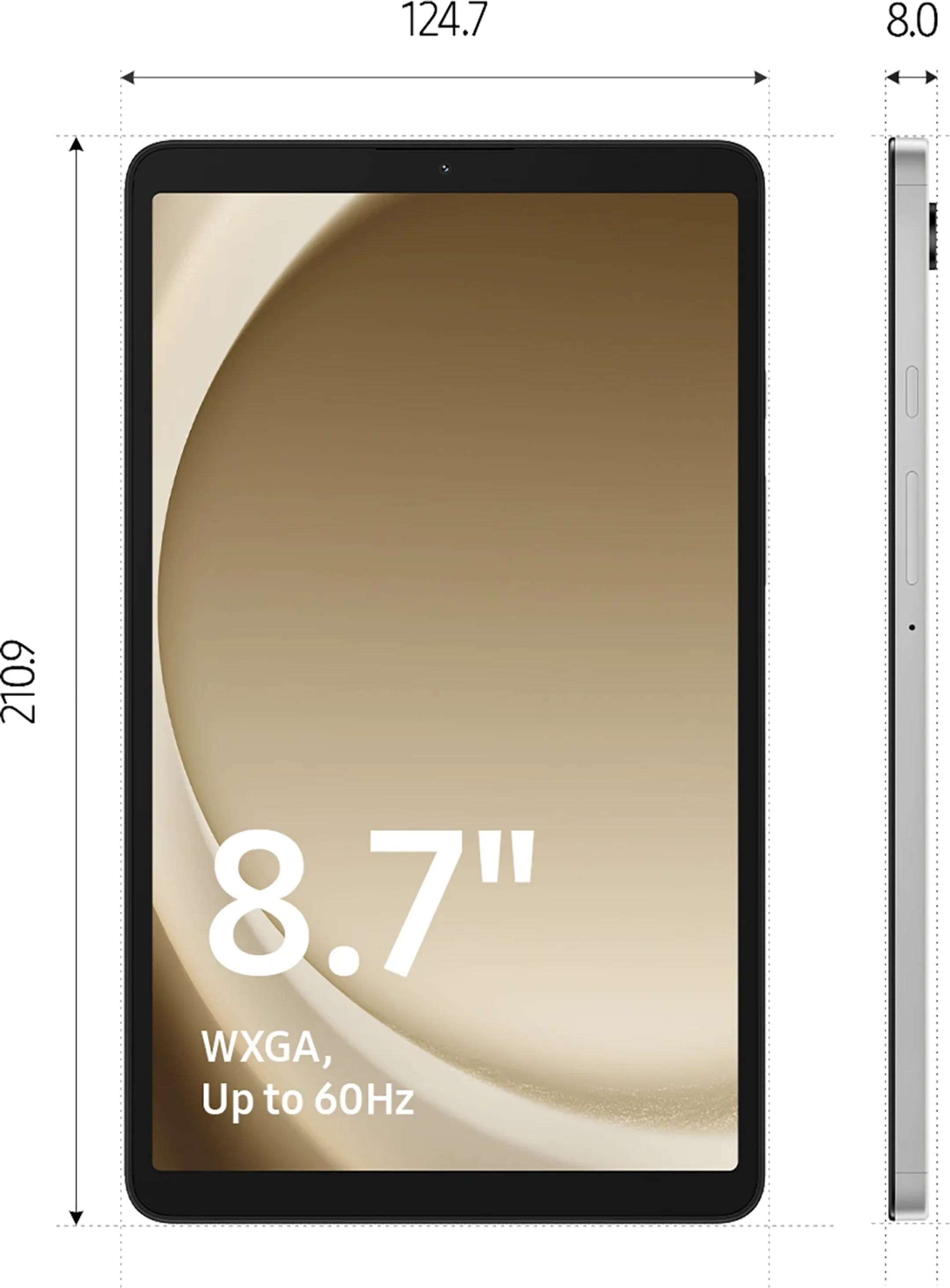 Samsung Galaxy Tab A9 128 Go wifi Graphite image