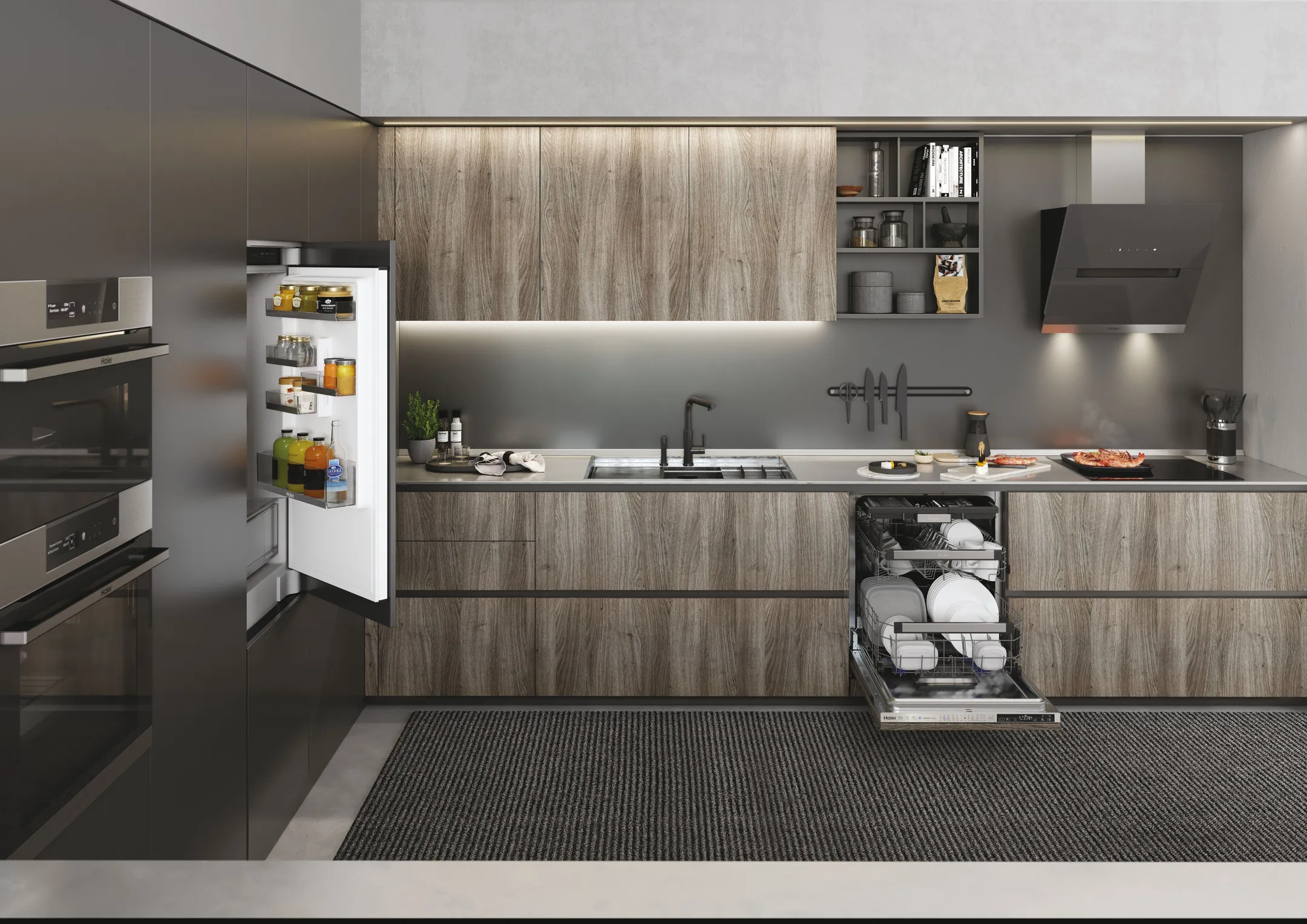 Combi frigo congélateur encastrable HBW5518D