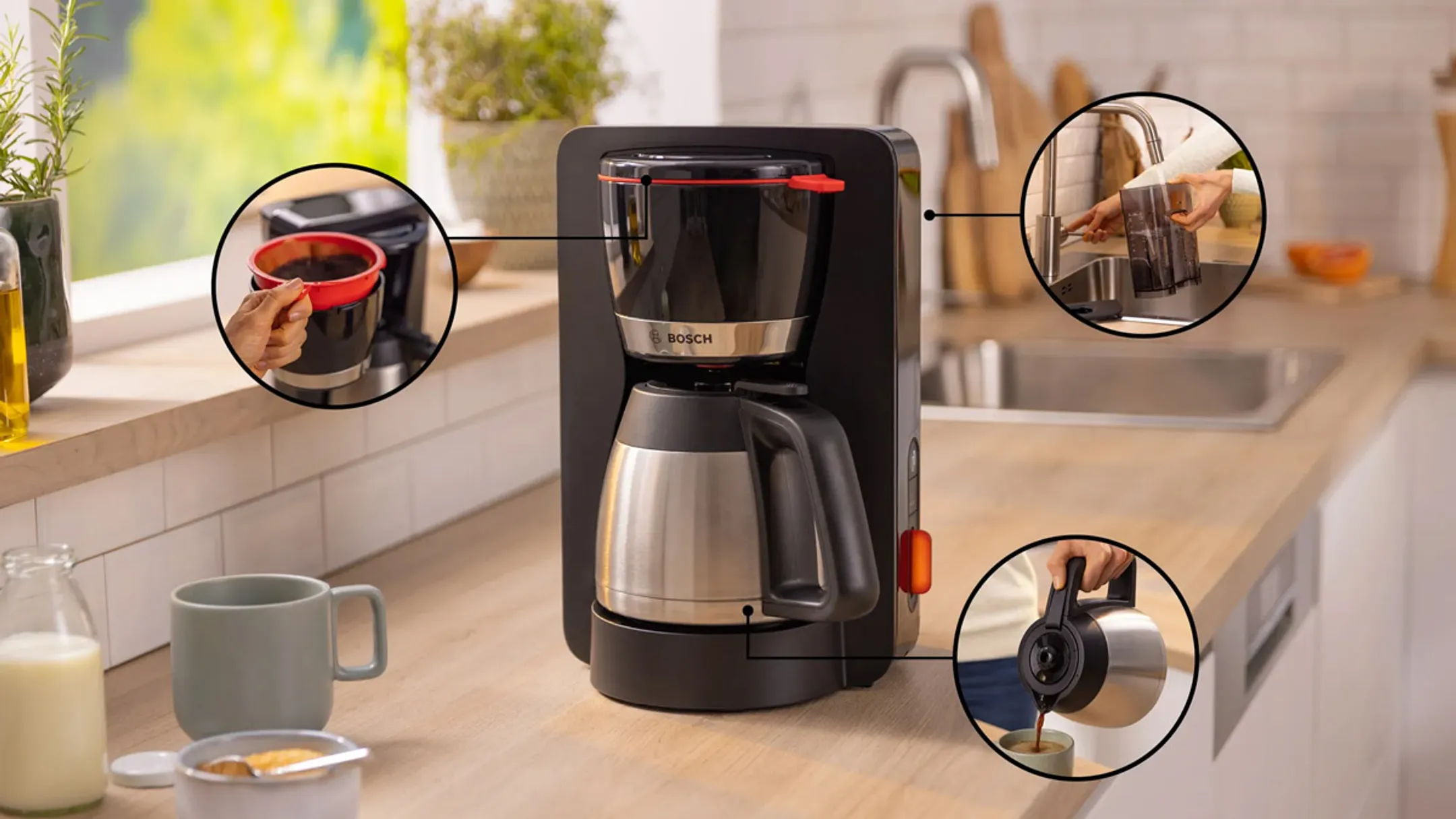 Bosch Koffiezetapparaat MyMoment TKA6M273 Zwart image