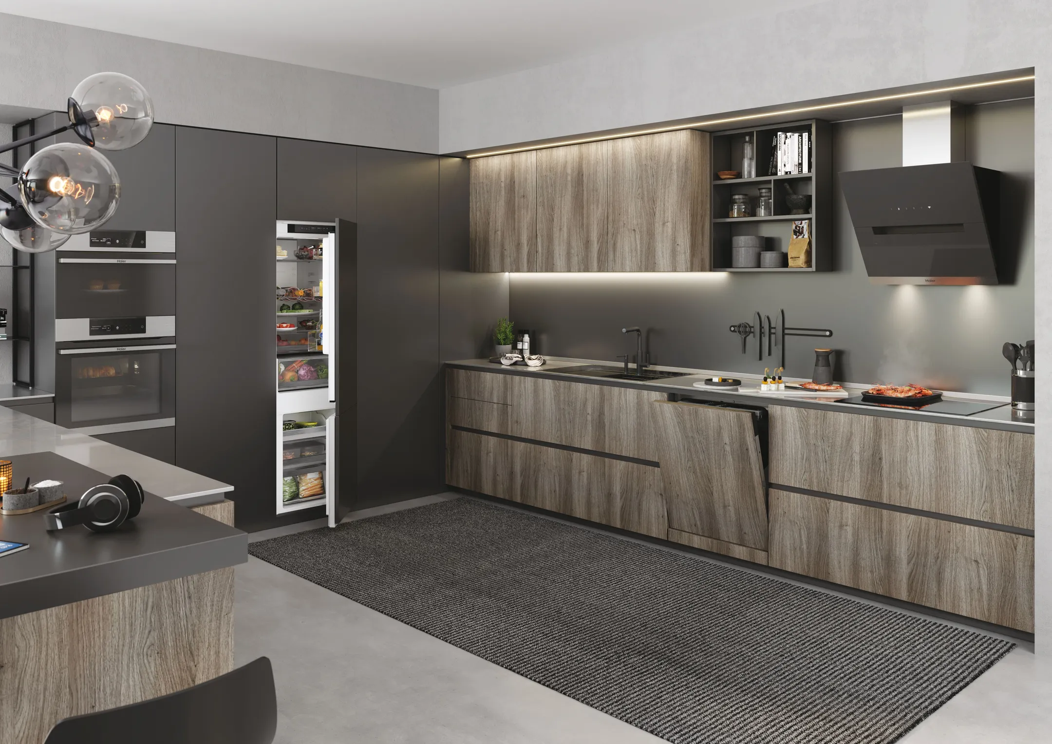 Combi frigo congélateur encastrable HBW5518D