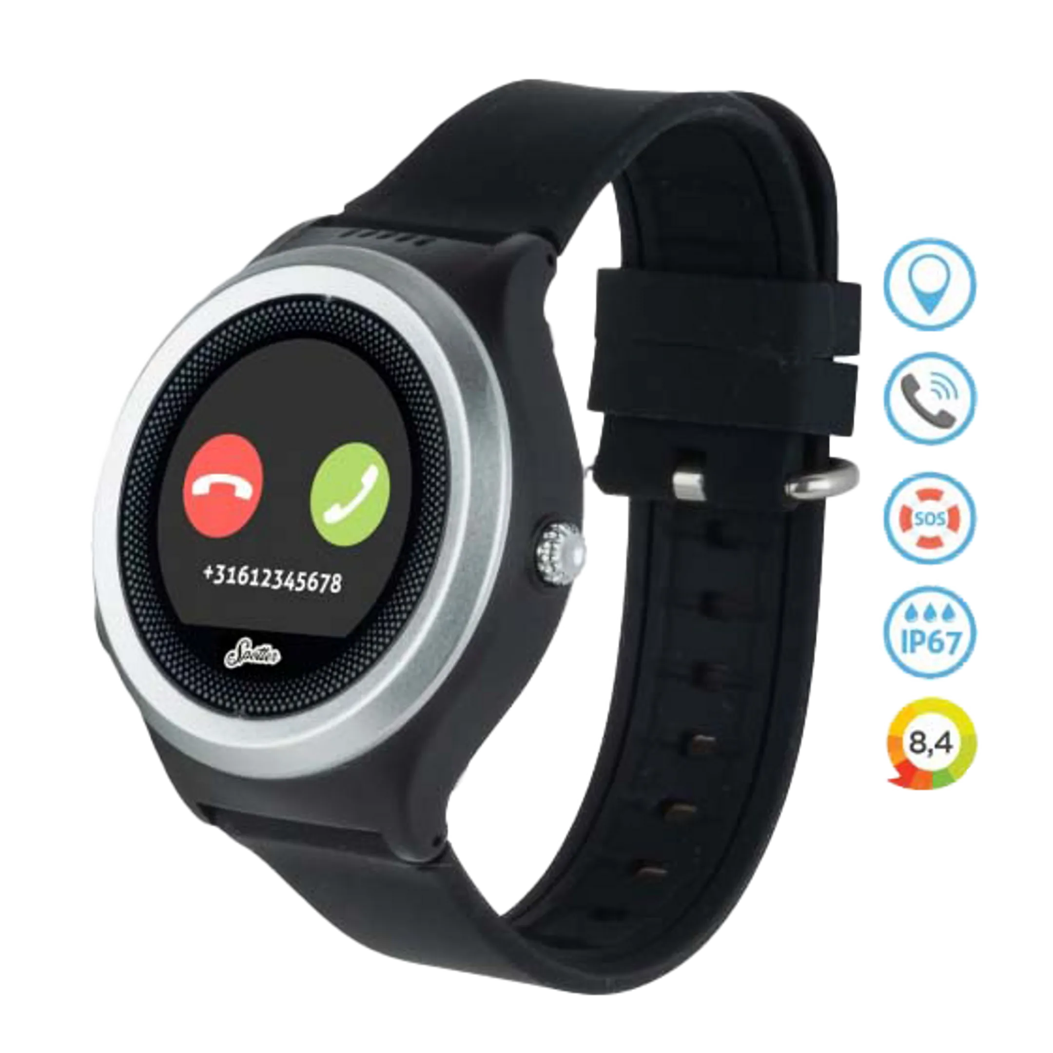 Montre GPS de suivi d'activité - Air - Noir