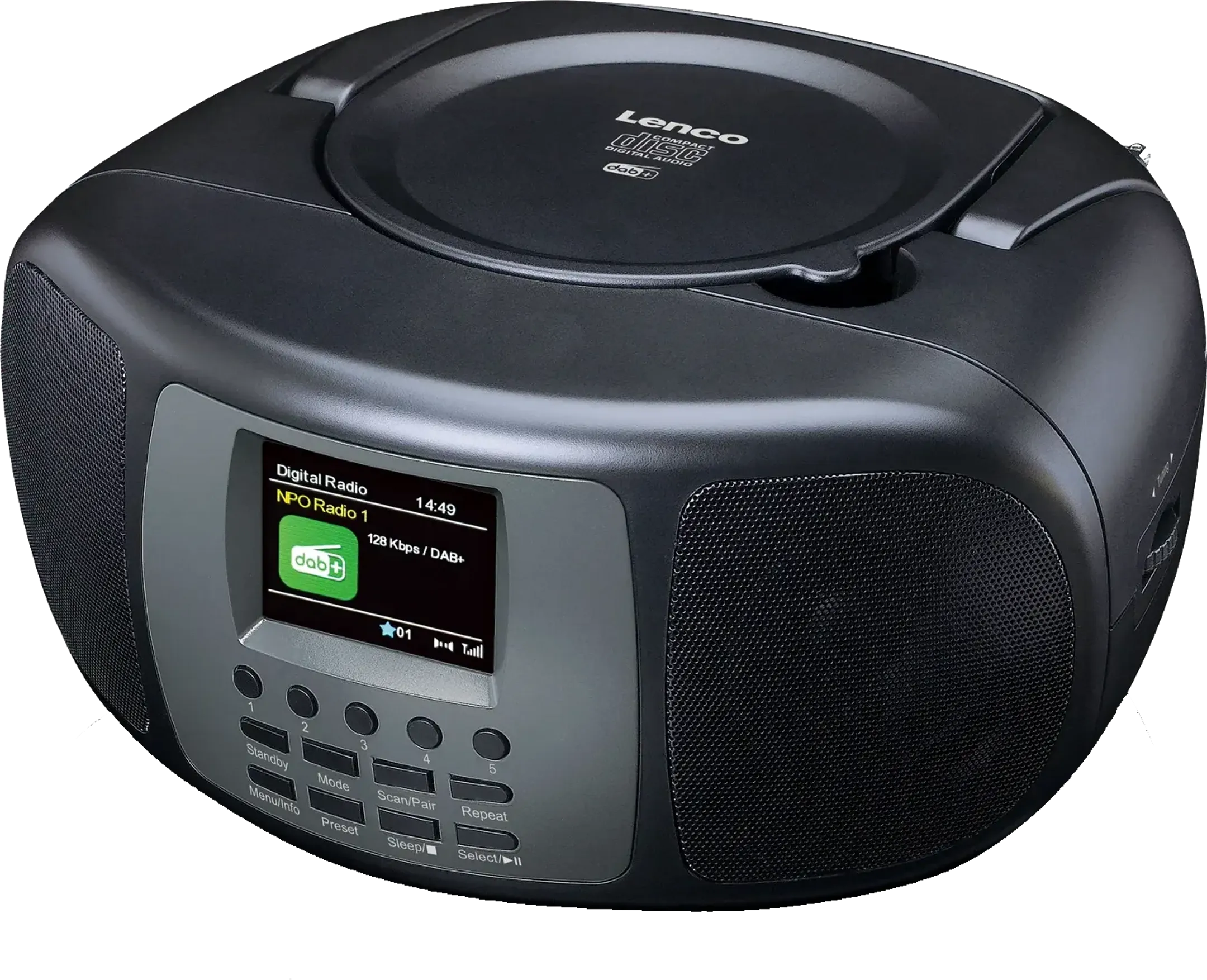 Lenco Draagbare radio SCD-860BK - Zwart image