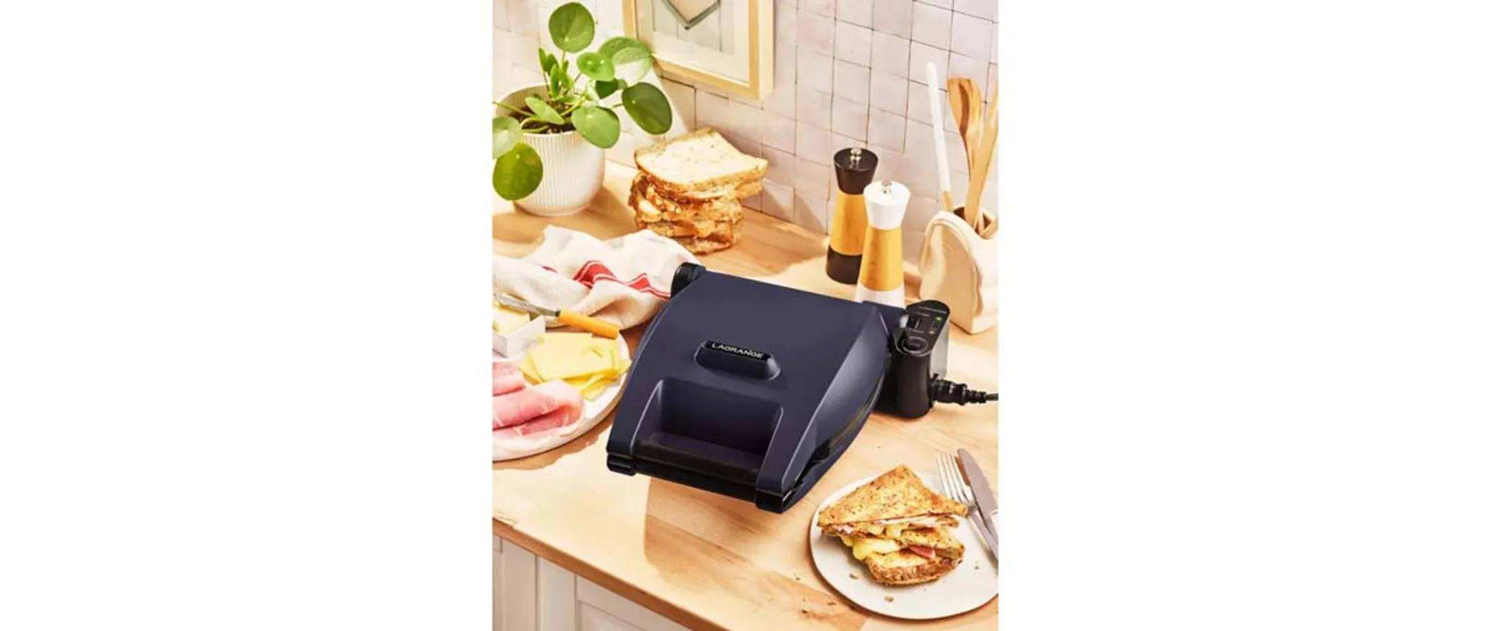 Lagrange Gaufrier - bleu abysse image