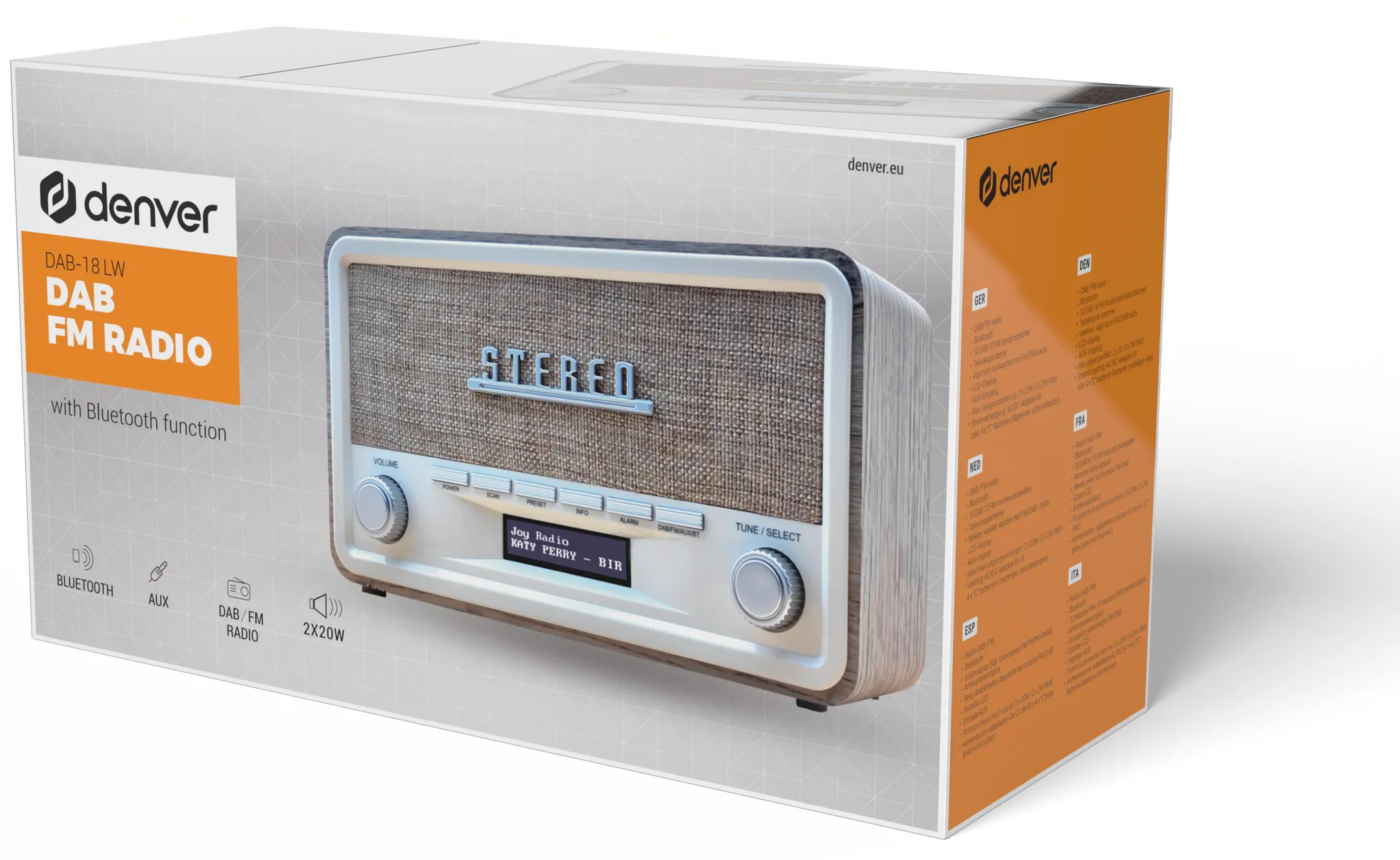 Denver Radio FM DAB-18 - Bluetooth image