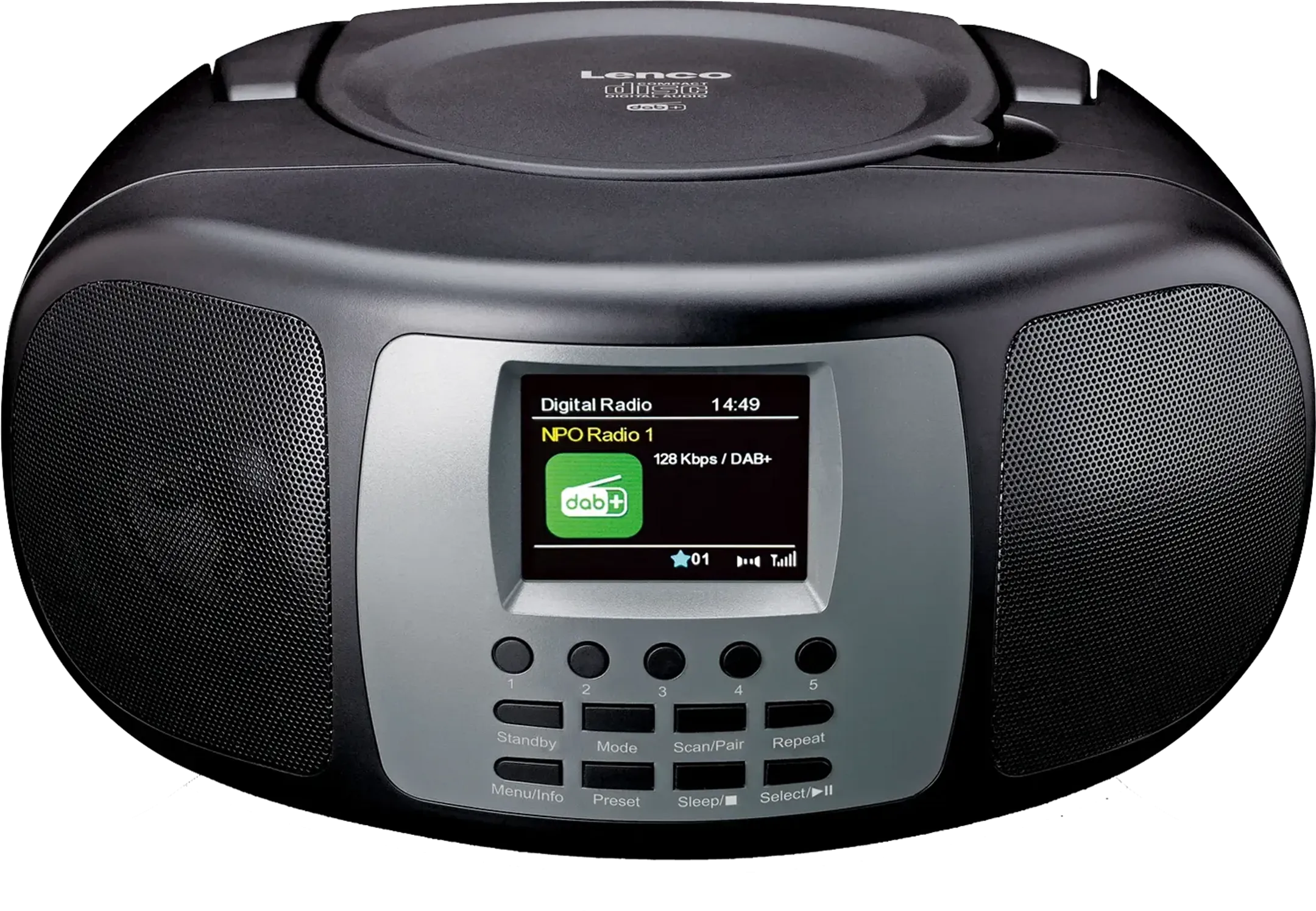 Draagbare radio SCD-860BK - Zwart