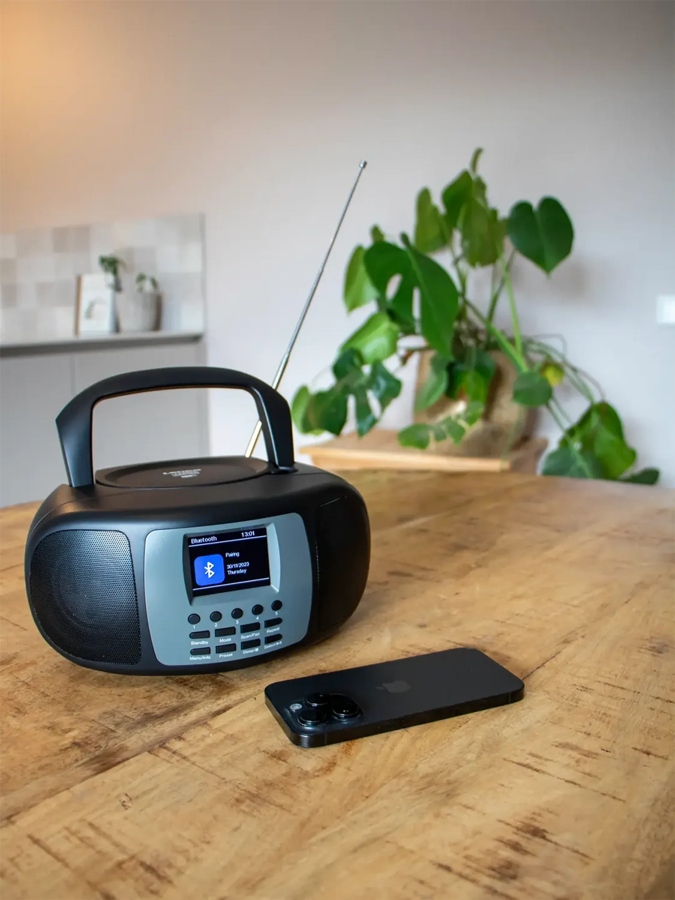 Lenco Draagbare radio SCD-860BK - Zwart image