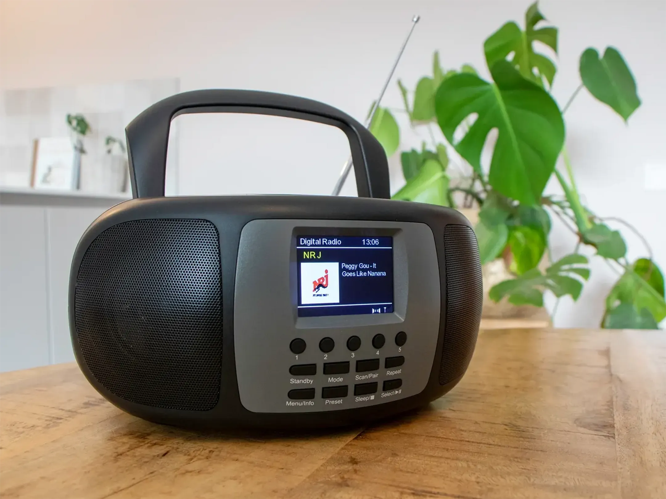 Lenco Draagbare radio SCD-860BK - Zwart image