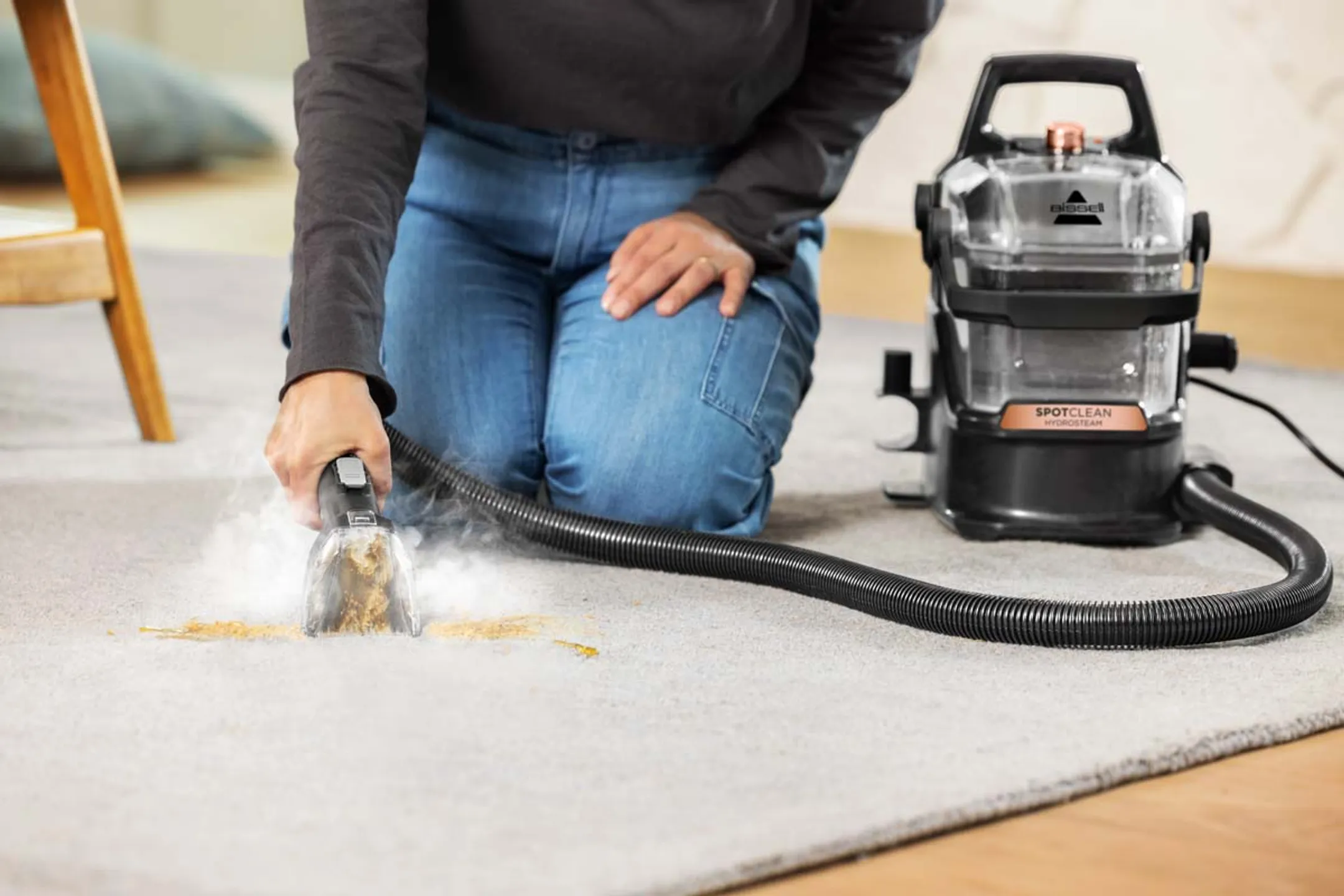 Bissell Nettoyeur de tapis Spotclean Hydrosteam 3700N image