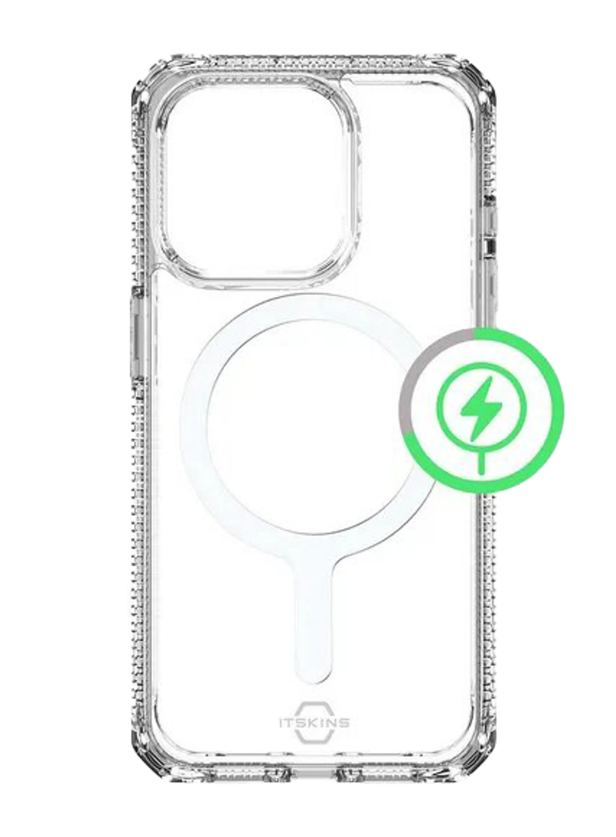 ITskins Hybrid R Clear MagSafe backcover voor iPhone 15 Pro image