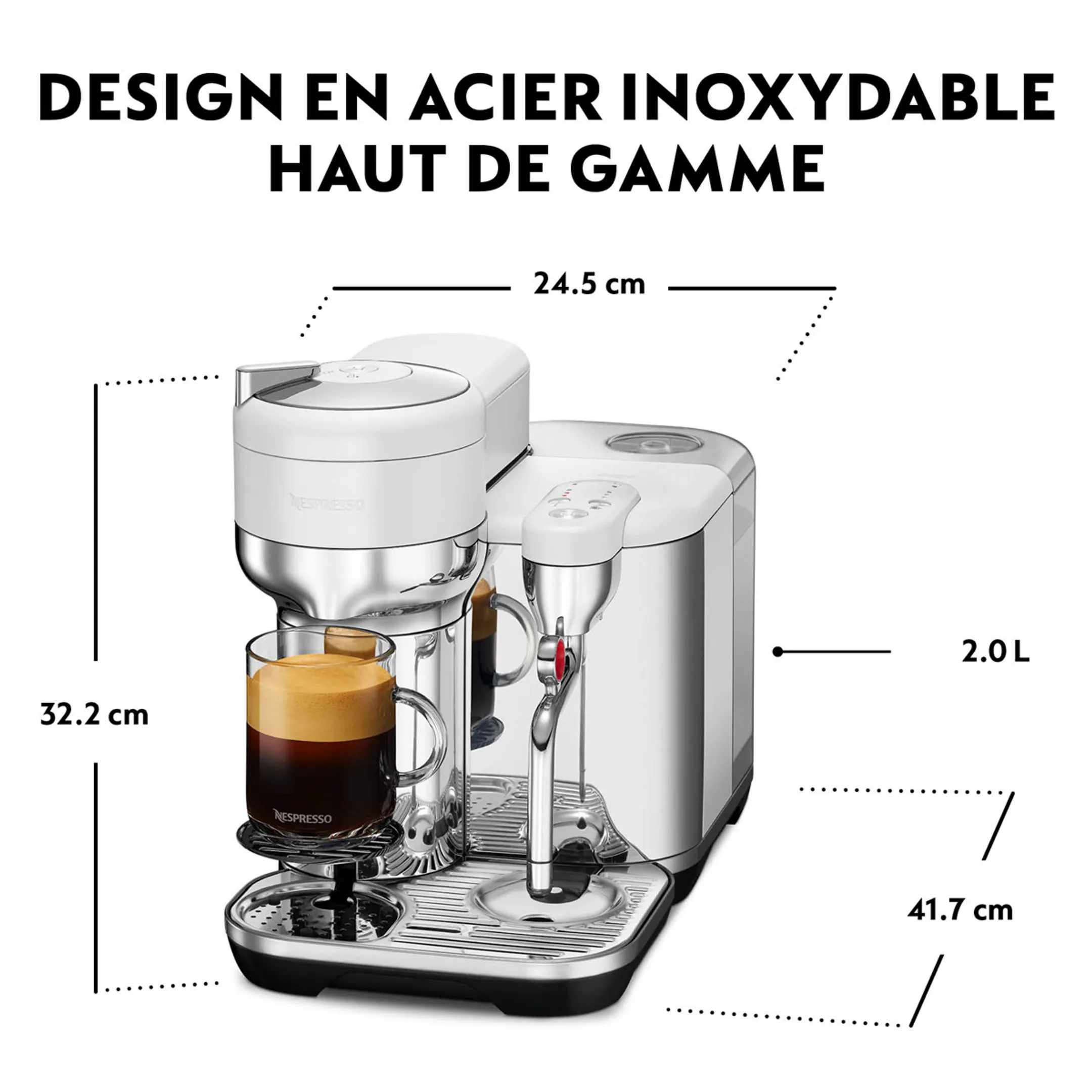 Sage Machine à café Nespresso Vertuo Creatista Sea Salt  image