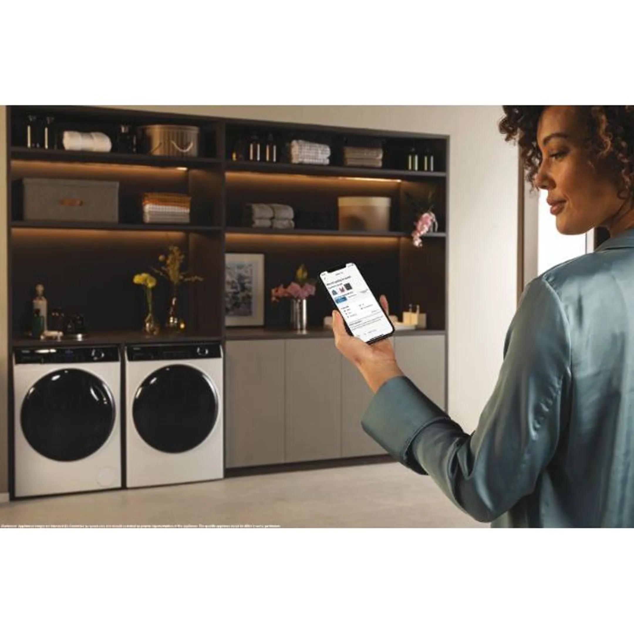 Haier Bundel - Wasmachine HW80-B14959EU1DF Irefresh Connected + Droogkast HD90-A3959E-DF Irefresh Connected image