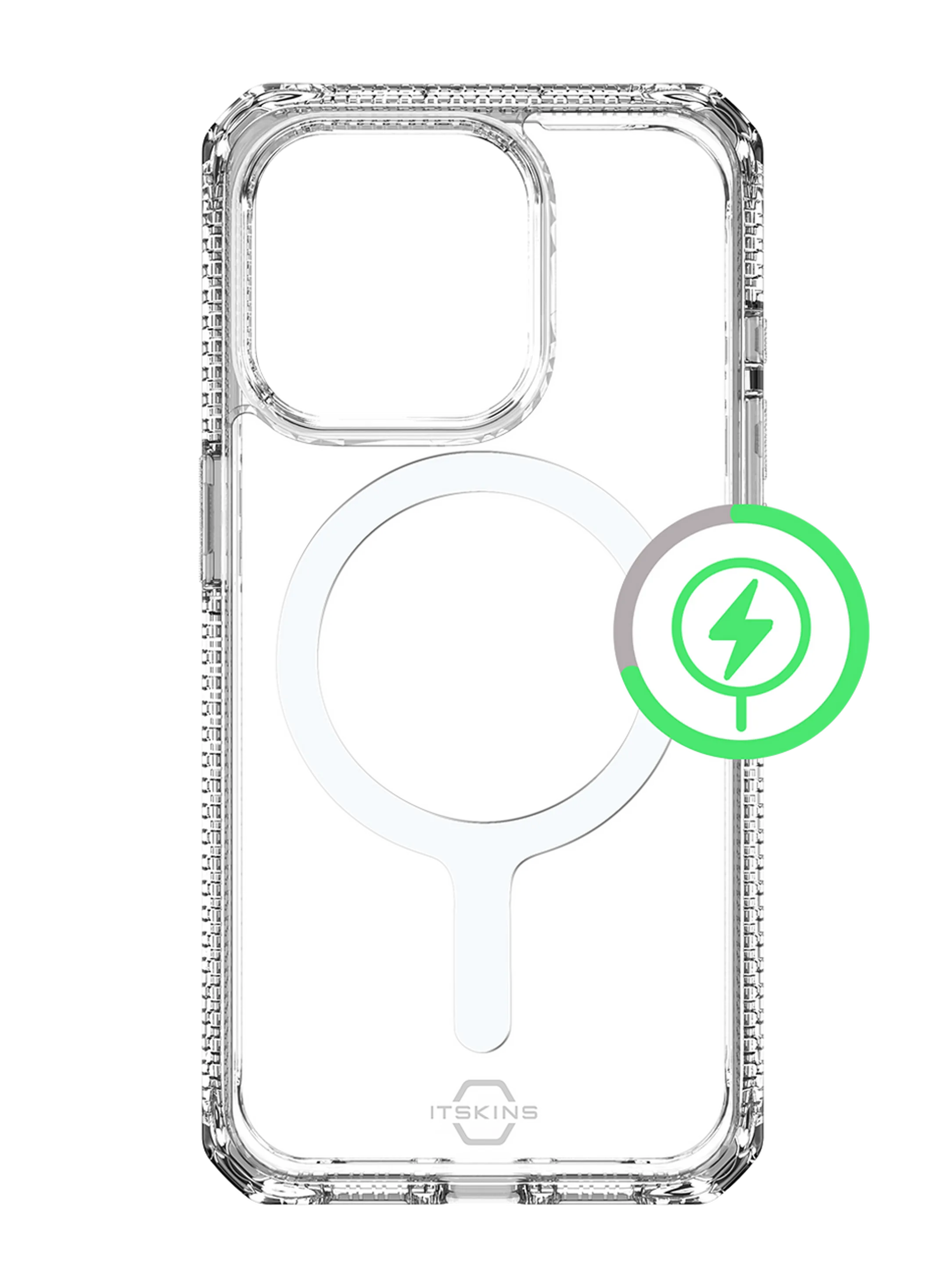 ITskins Hybrid R Clear MagSafe backcover voor iPhone 15 Pro Max image