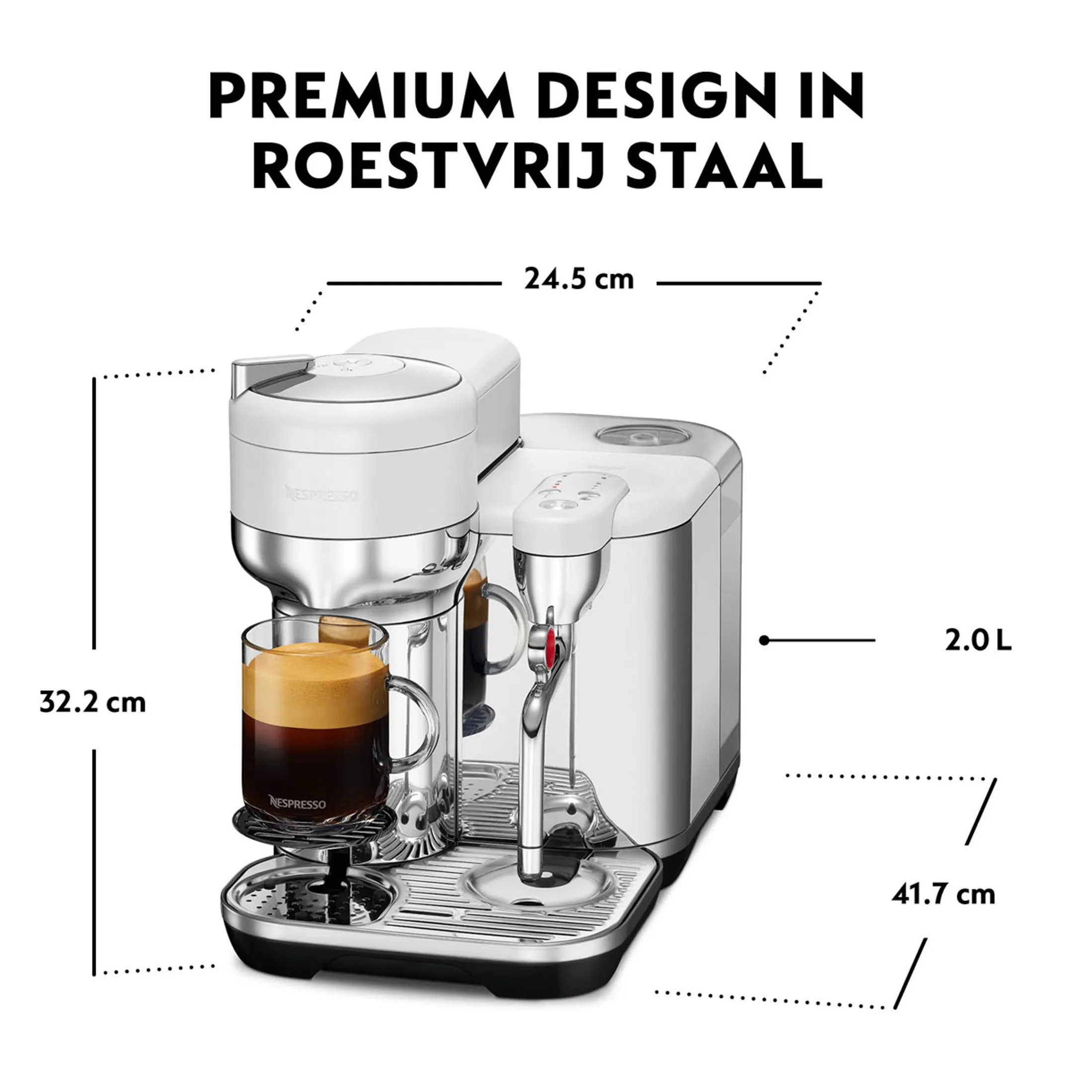 Sage Koffiemachine Nespresso Vertuo Creatista Sea Salt  image