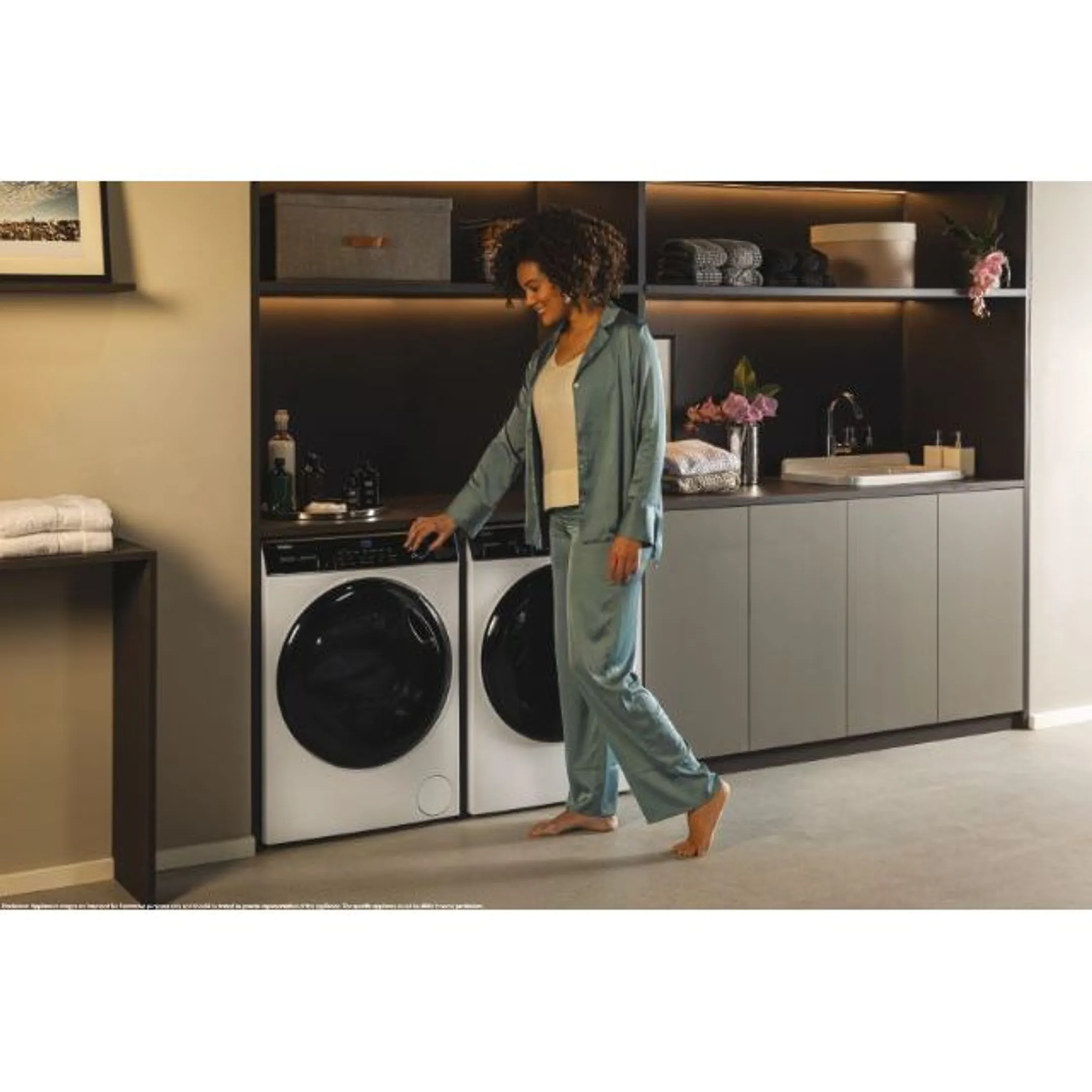 Haier Bundel - Wasmachine HW80-B14959EU1DF Irefresh Connected + Droogkast HD90-A3959E-DF Irefresh Connected image